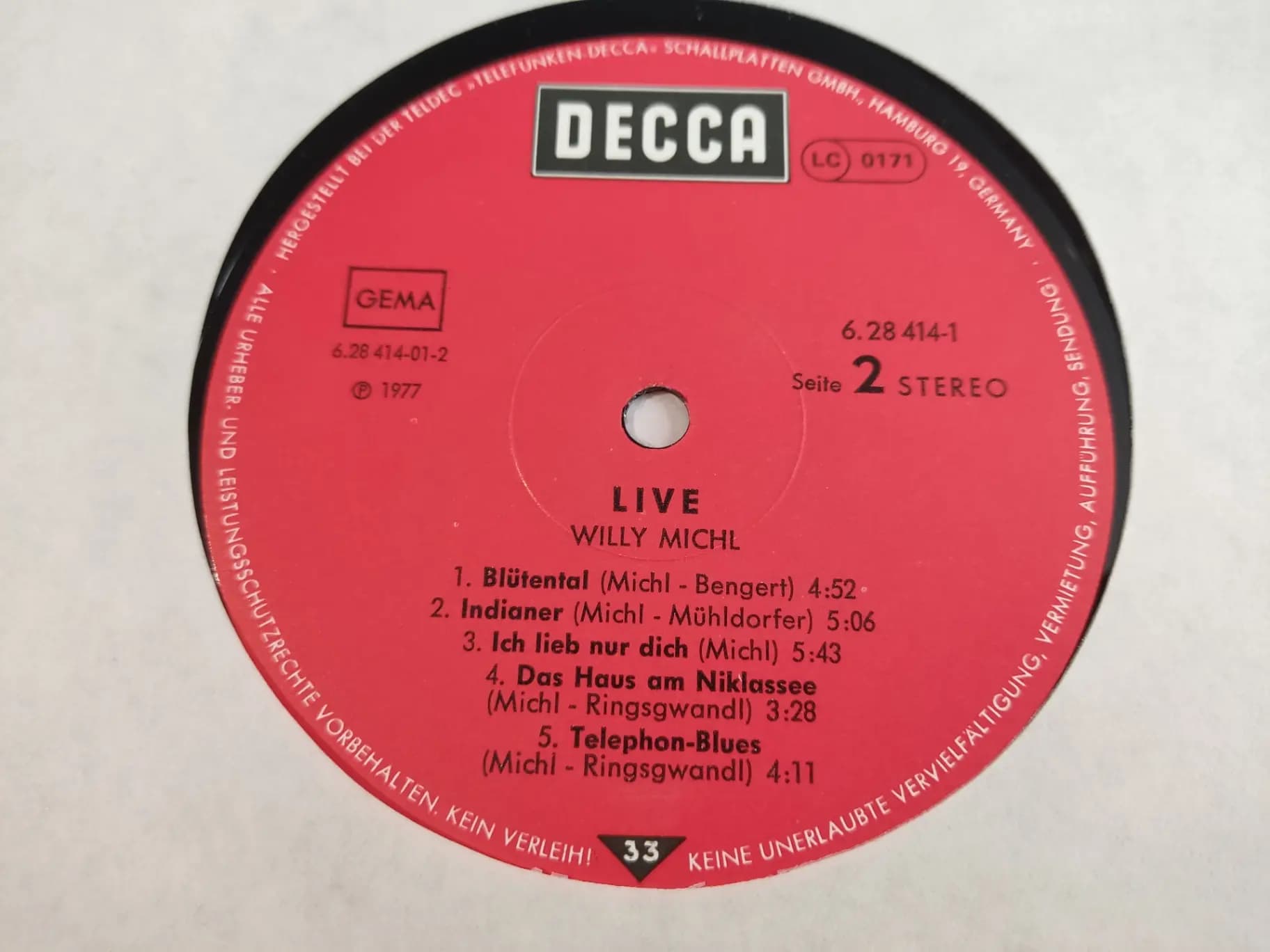 Główne zdjęcie - Willy Michl - Live