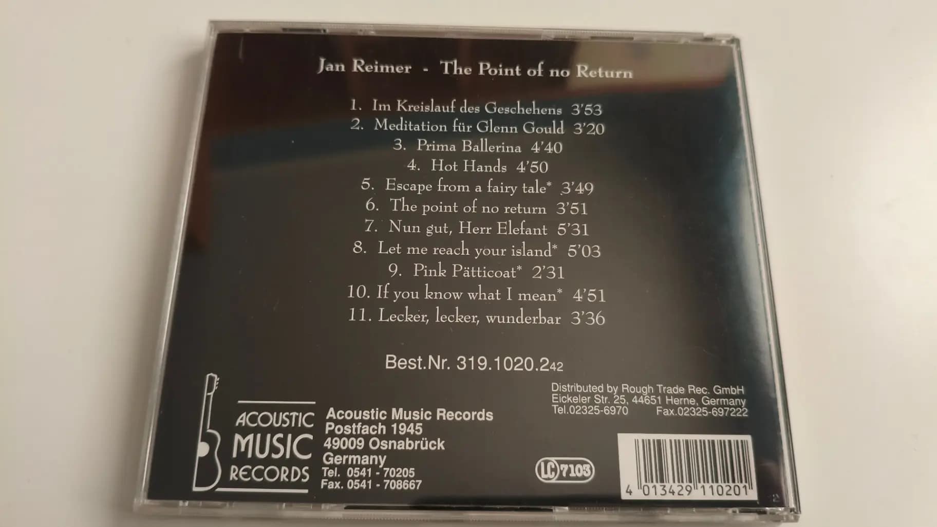 Główne zdjęcie - Jan Reimer - The Point Of No Return