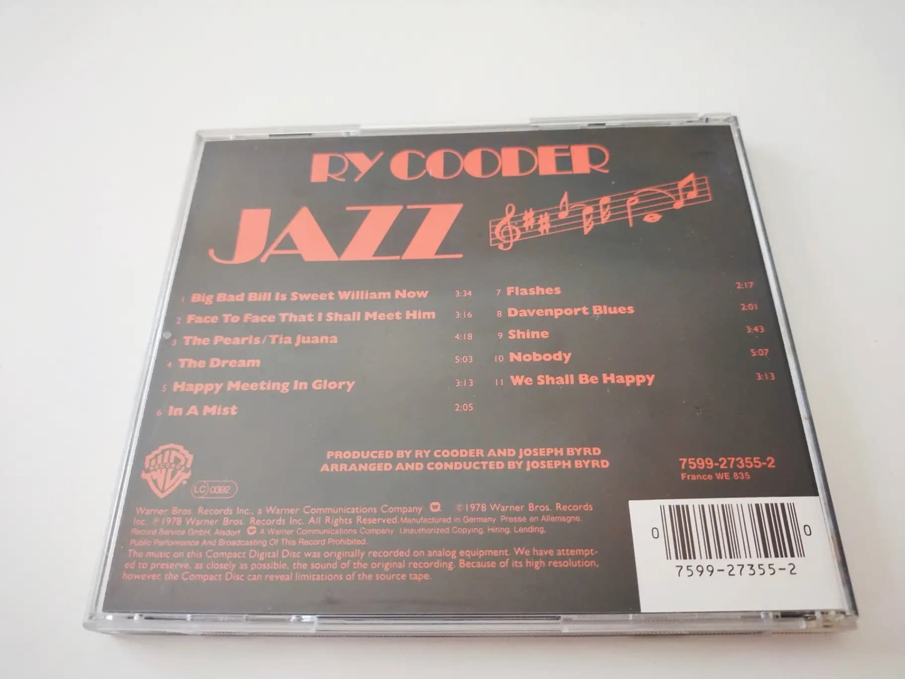 Główne zdjęcie - Ry Cooder - Jazz