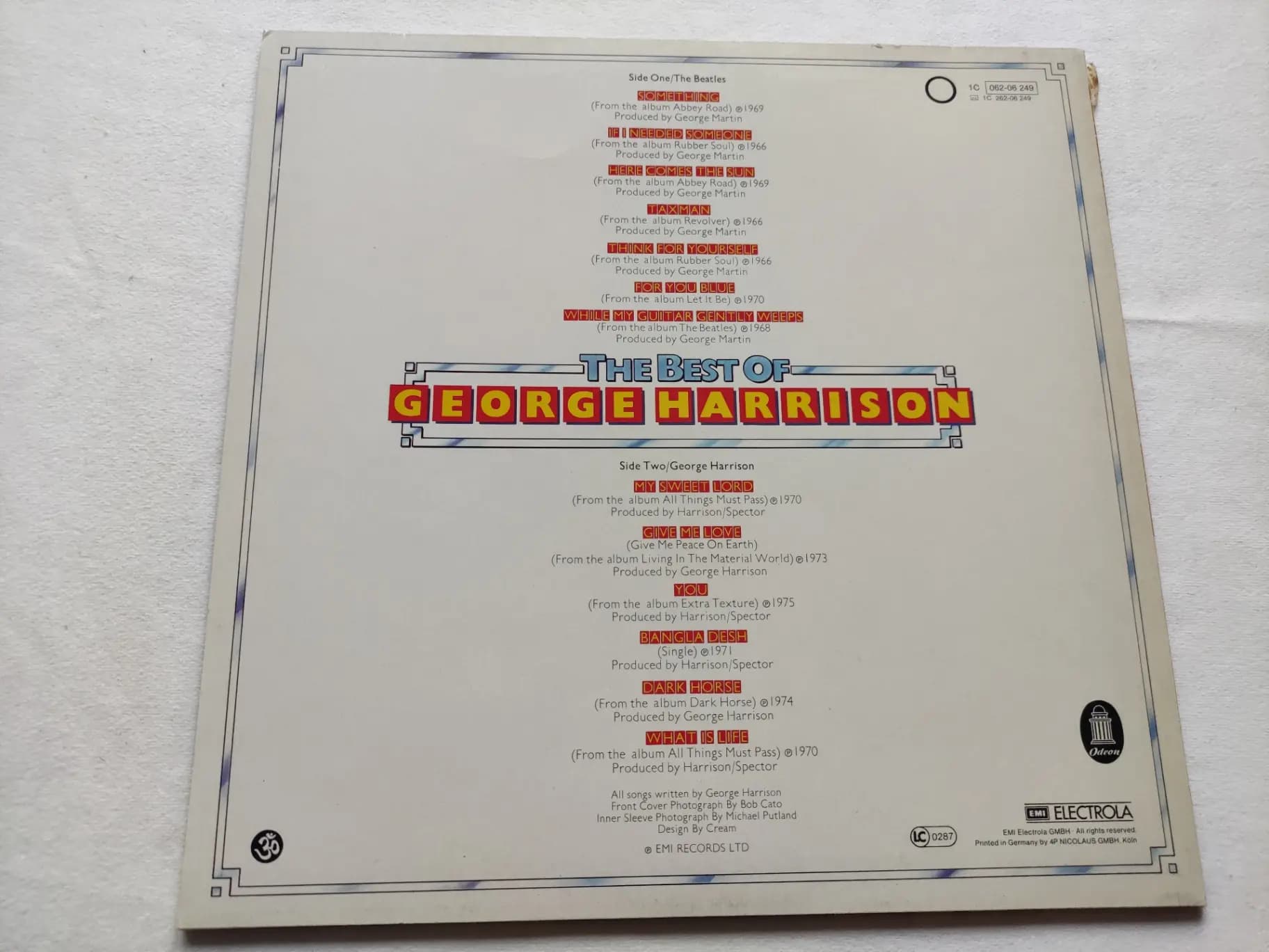 Główne zdjęcie - George Harrison - The Best Of George Harrison
