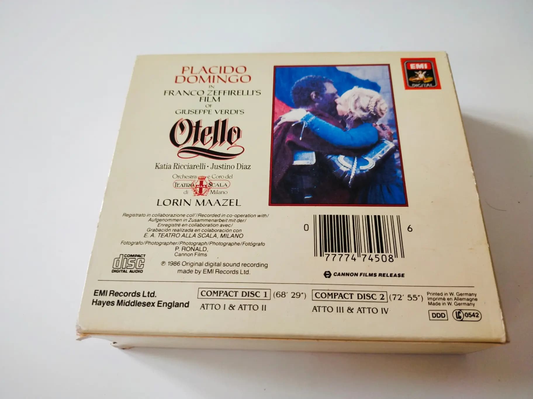 Główne zdjęcie - Domingo, Ricciarelli, Diaz - Otello