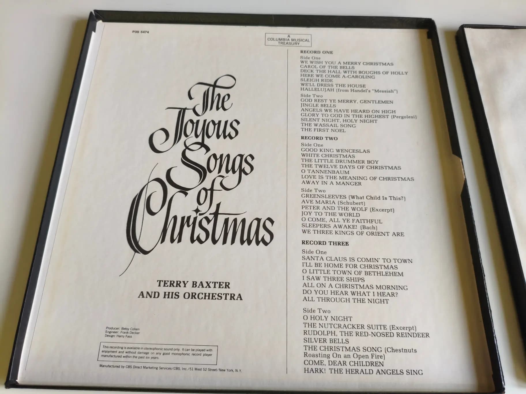 Główne zdjęcie - Terry Baxter And His Orchestra - The Joyous Songs Of Christmas