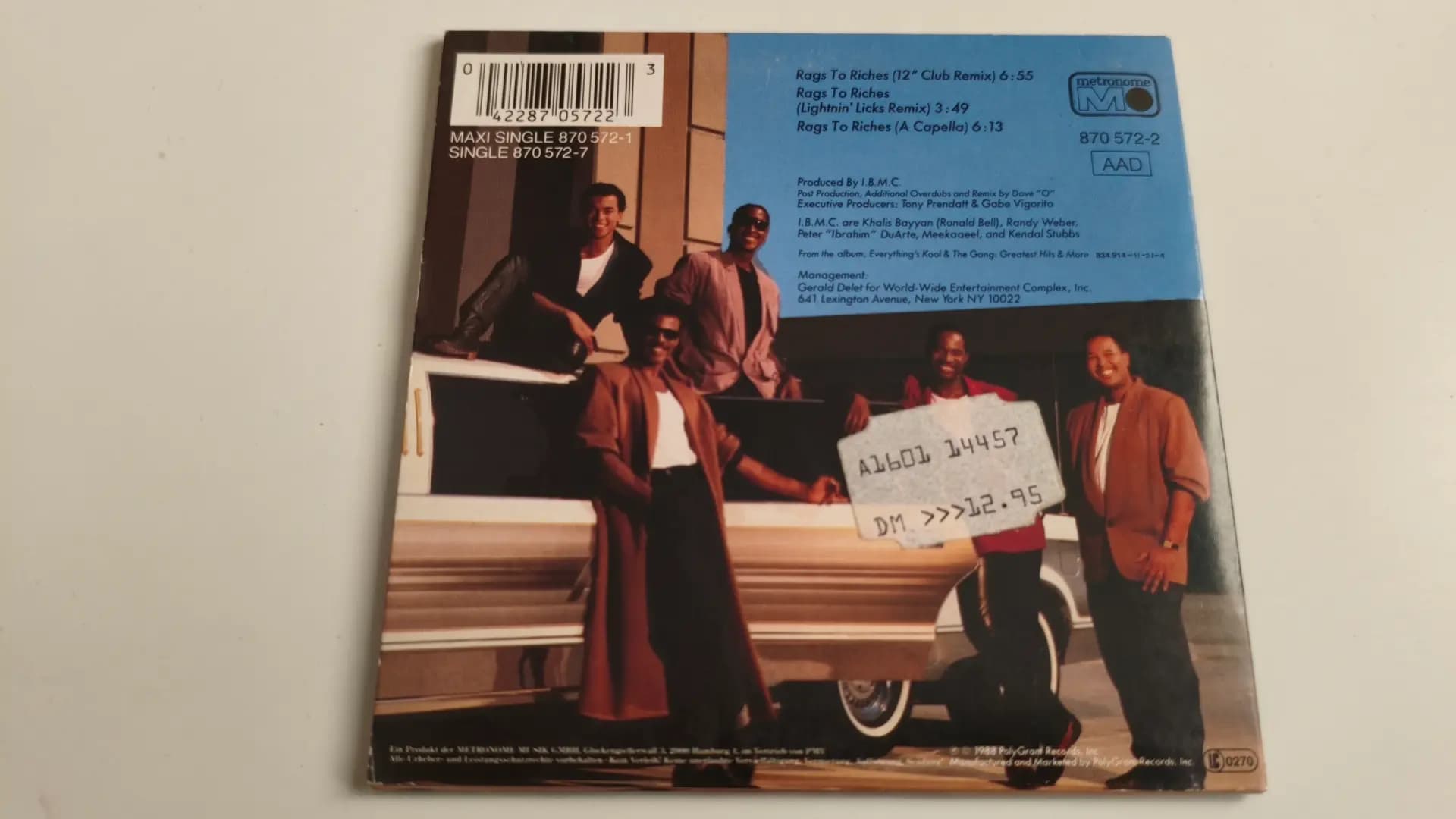 Główne zdjęcie - Kool & The Gang - Rags To Riches
