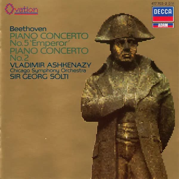 Okładka płyty Beethoven, Ashkenazy, Solti - Piano Concerto No. 5 'Emperor'