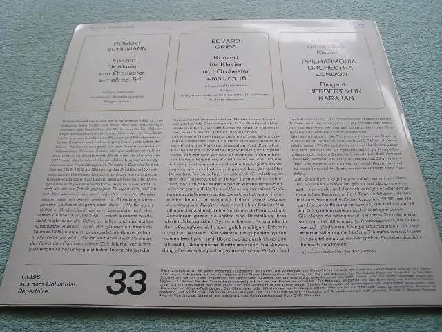 Główne zdjęcie - SCHUMANN - KLAVIERKONZERTE - GIESEKING - SCHUMANN - KLAVIERKONZERTE - GIESEKING