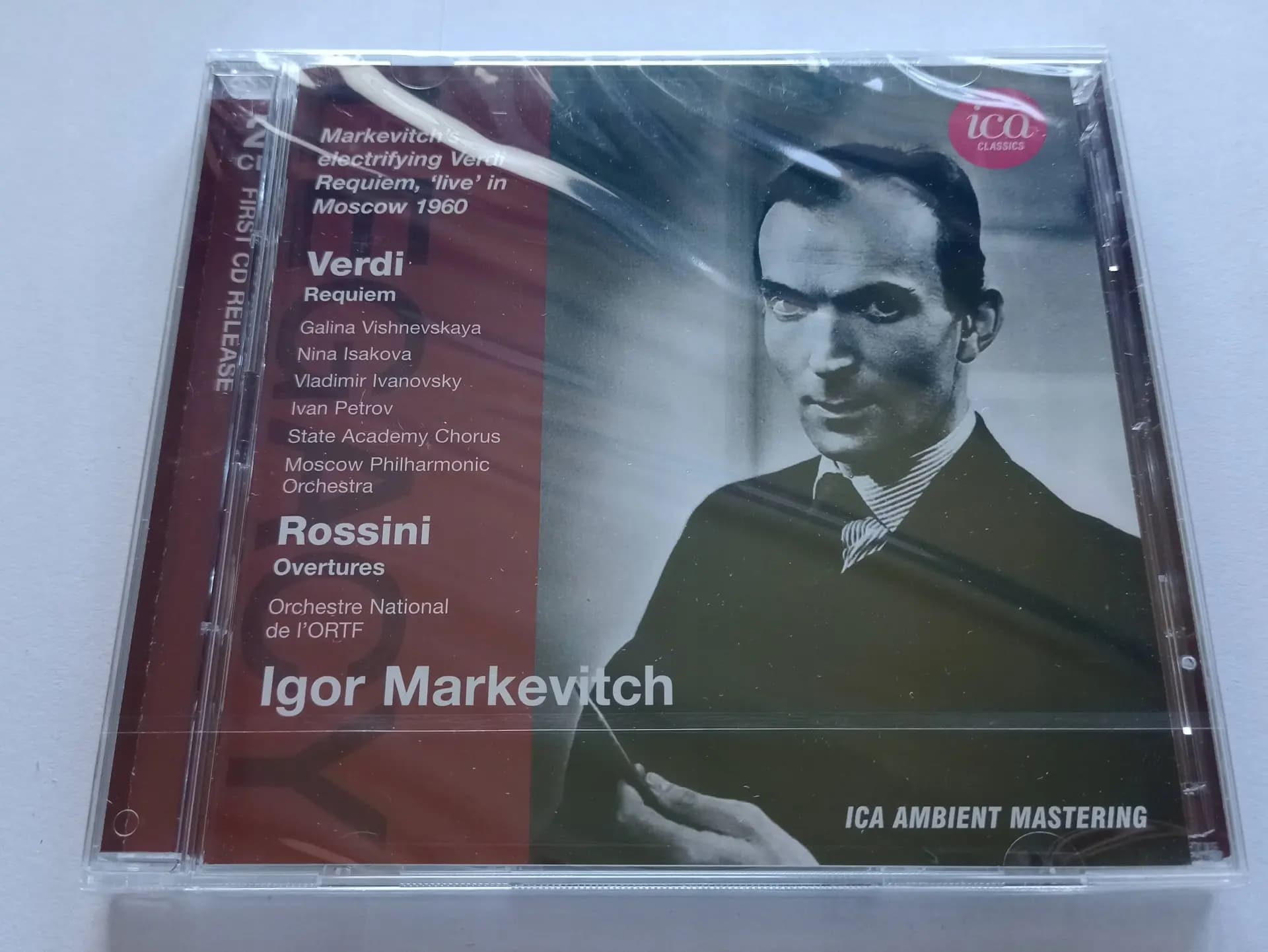 Główne zdjęcie - VERDI, ROSSINI, MARKEVITCH - OVERTURES