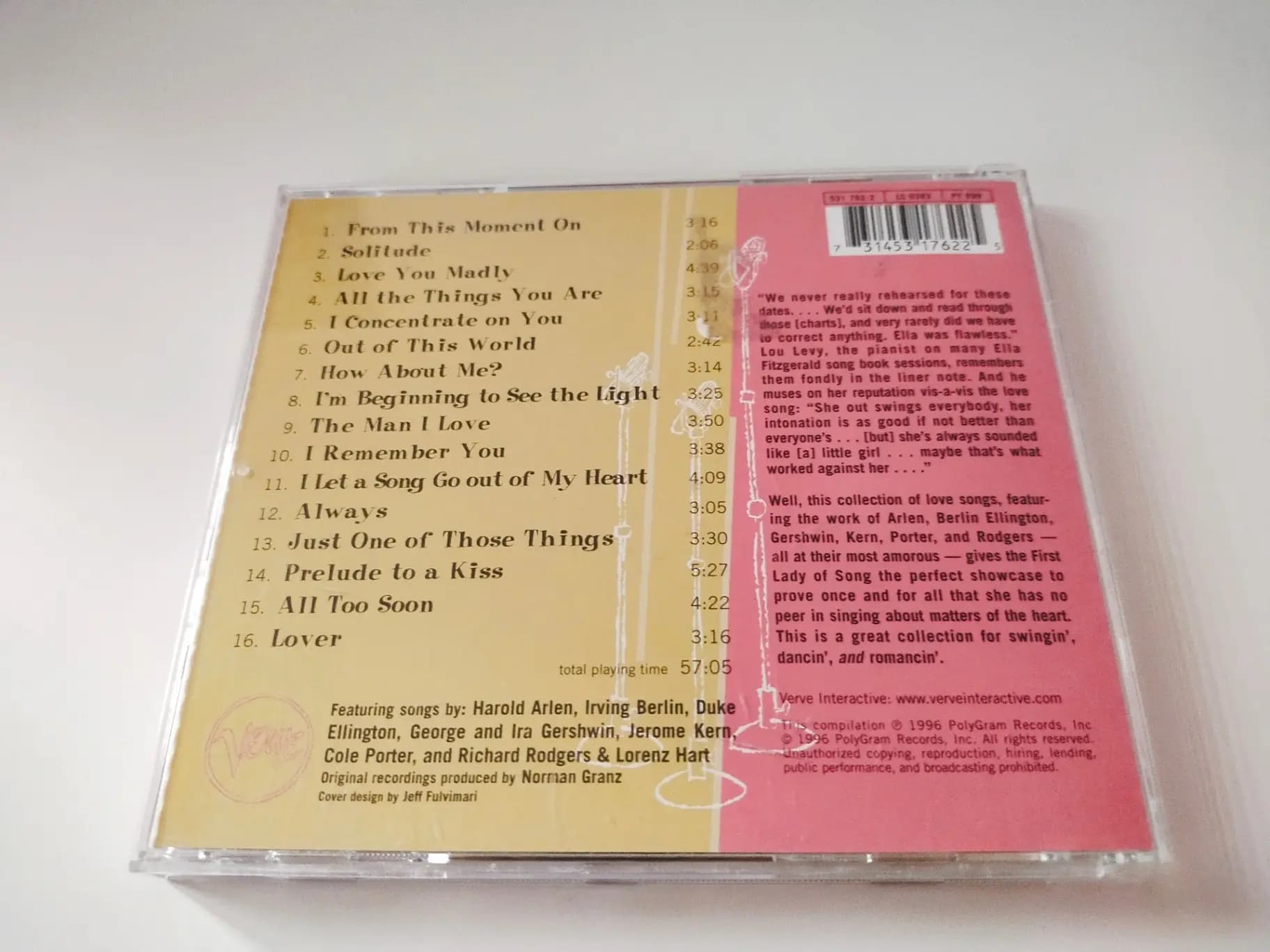 Główne zdjęcie - Ella Fitzgerald - Love Songs (Best Of The Song Books)