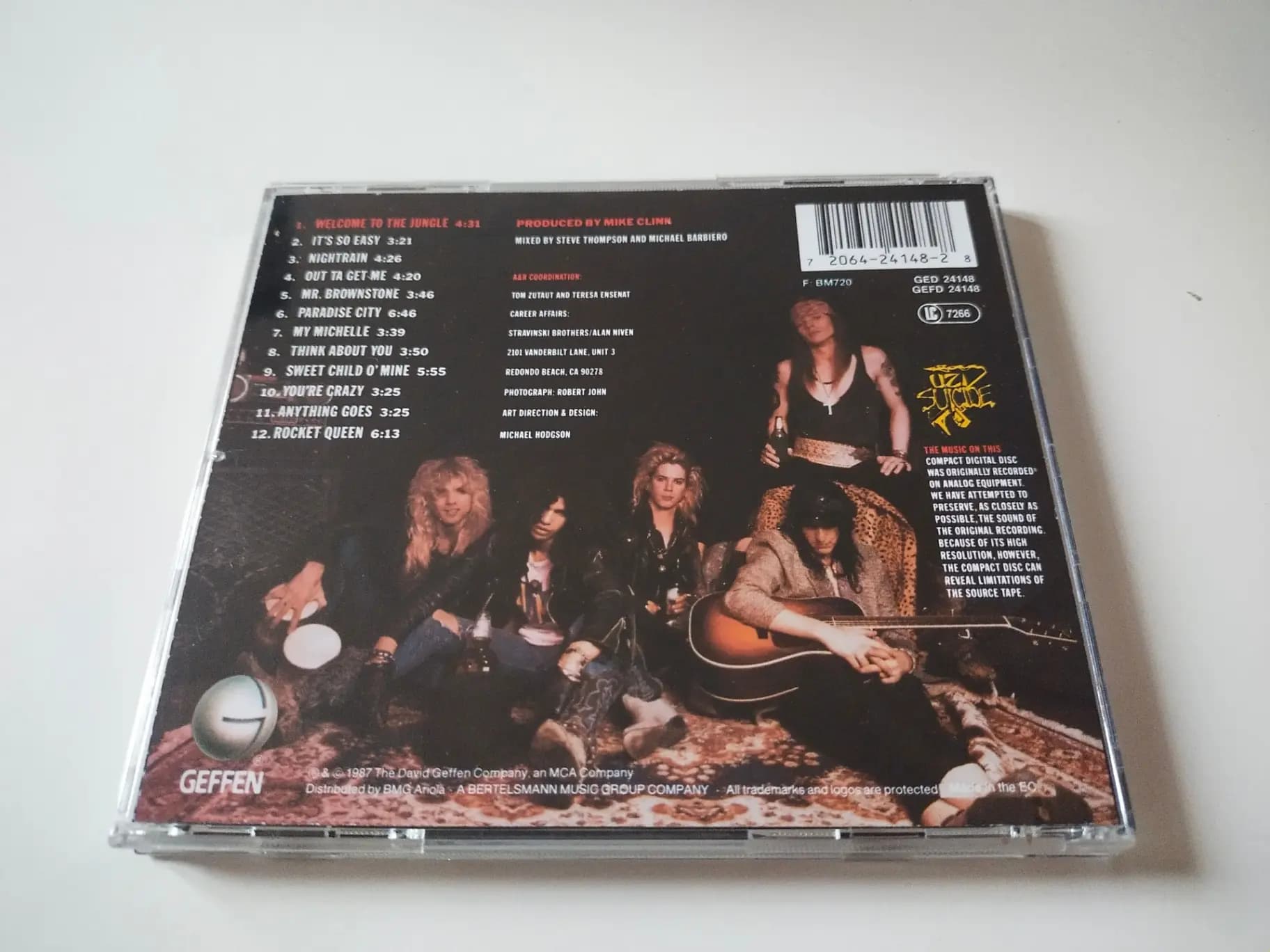Główne zdjęcie - Guns N' Roses - Appetite For Destruction