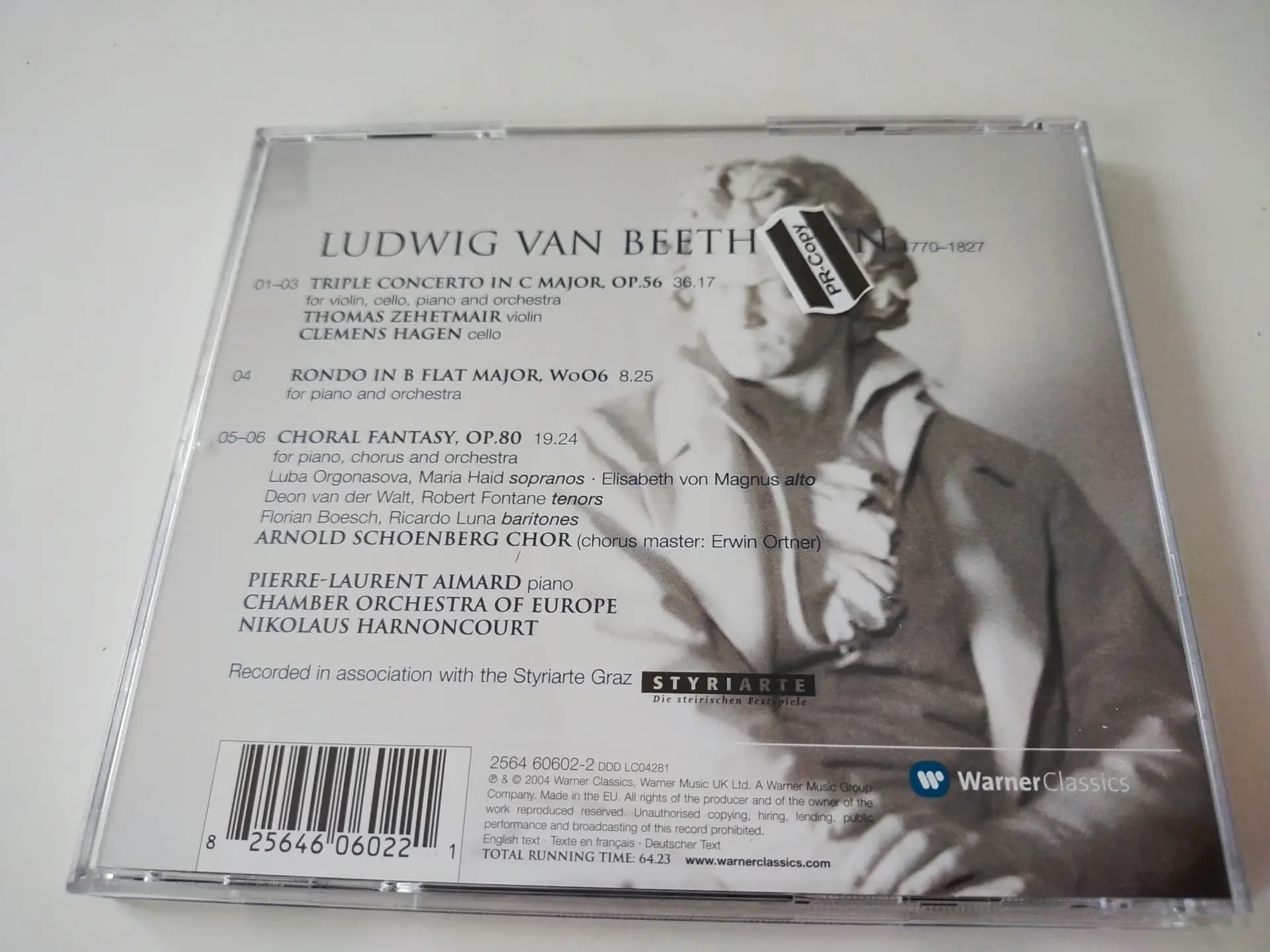 Główne zdjęcie - Beethoven, Harnoncourt, Hagen - Triple Concerto
