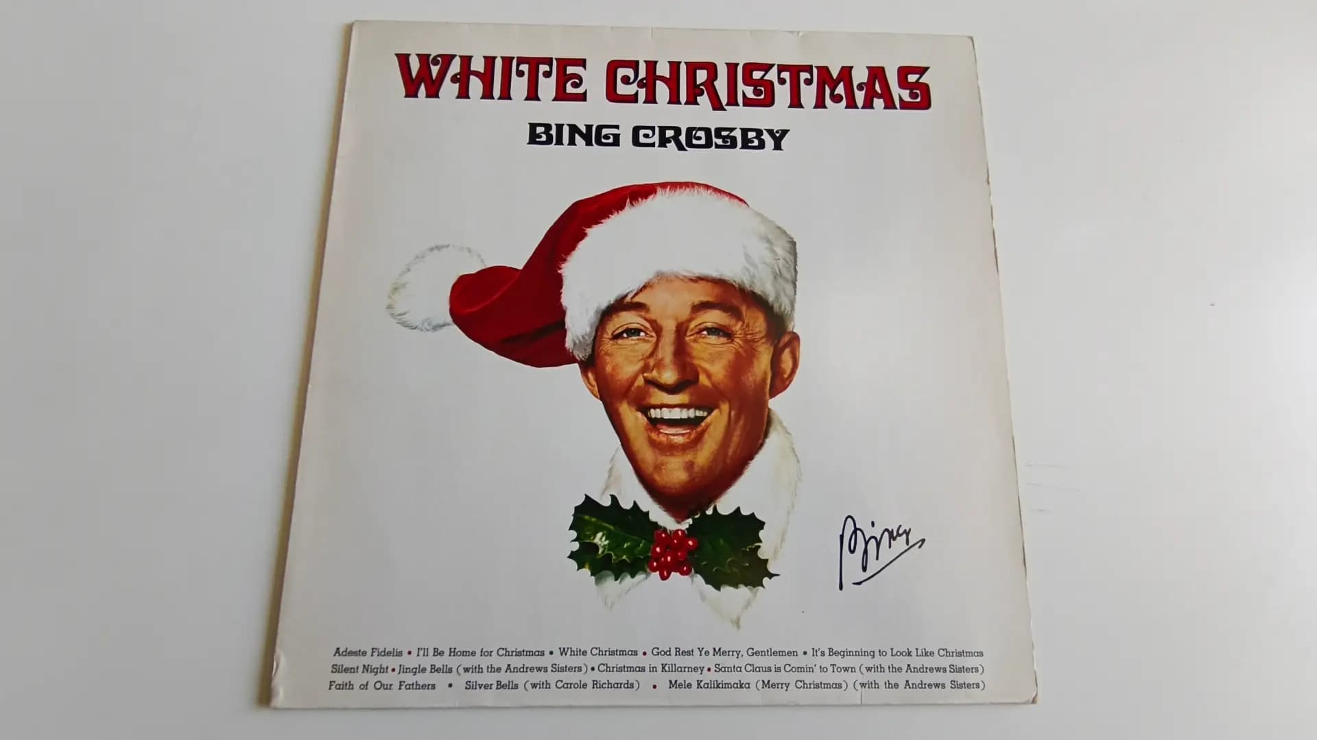 Okładka płyty Bing Crosby - White Christmas