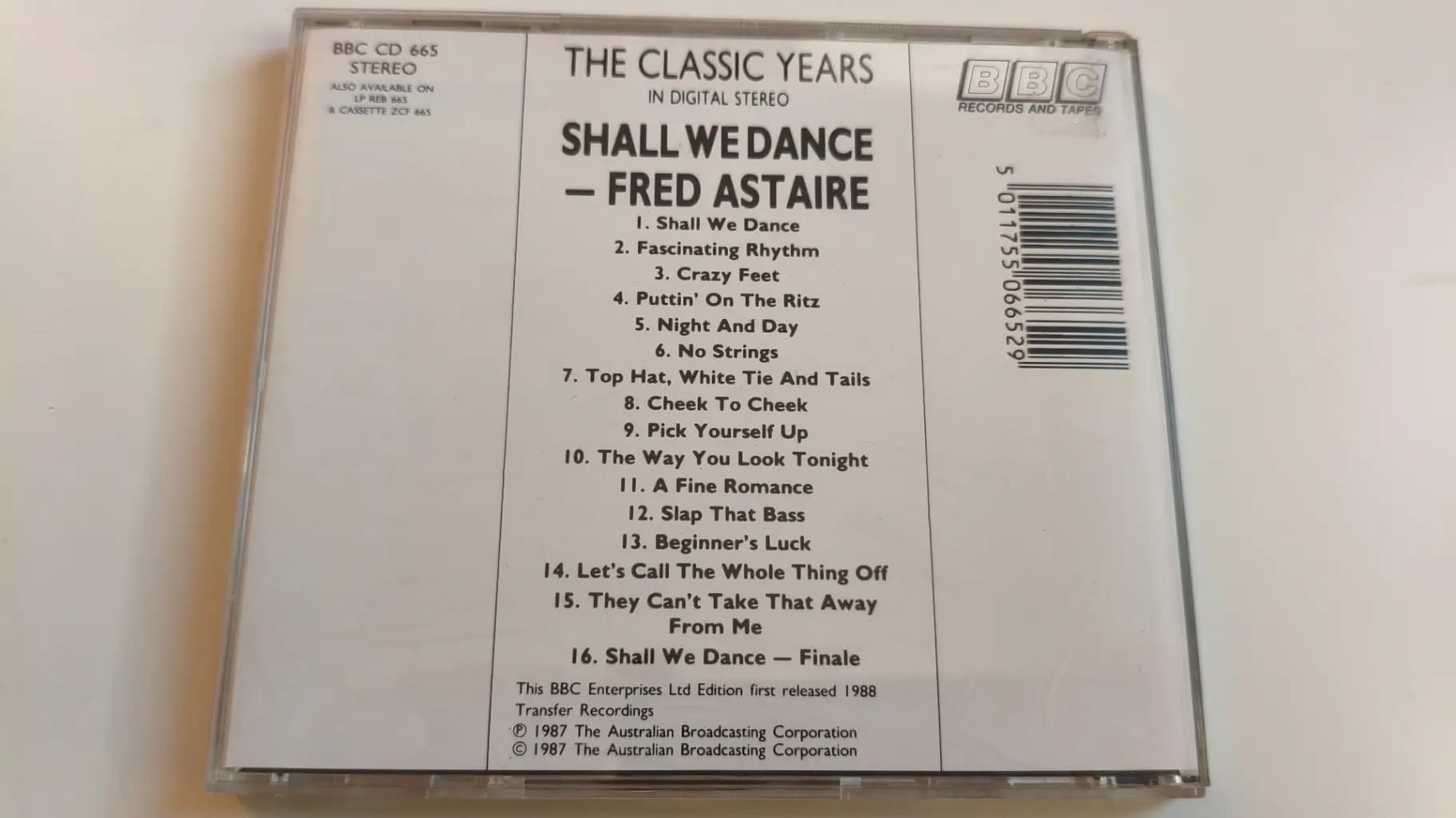 Główne zdjęcie - Fred Astaire - Shall We Dance - 1926 To 1937