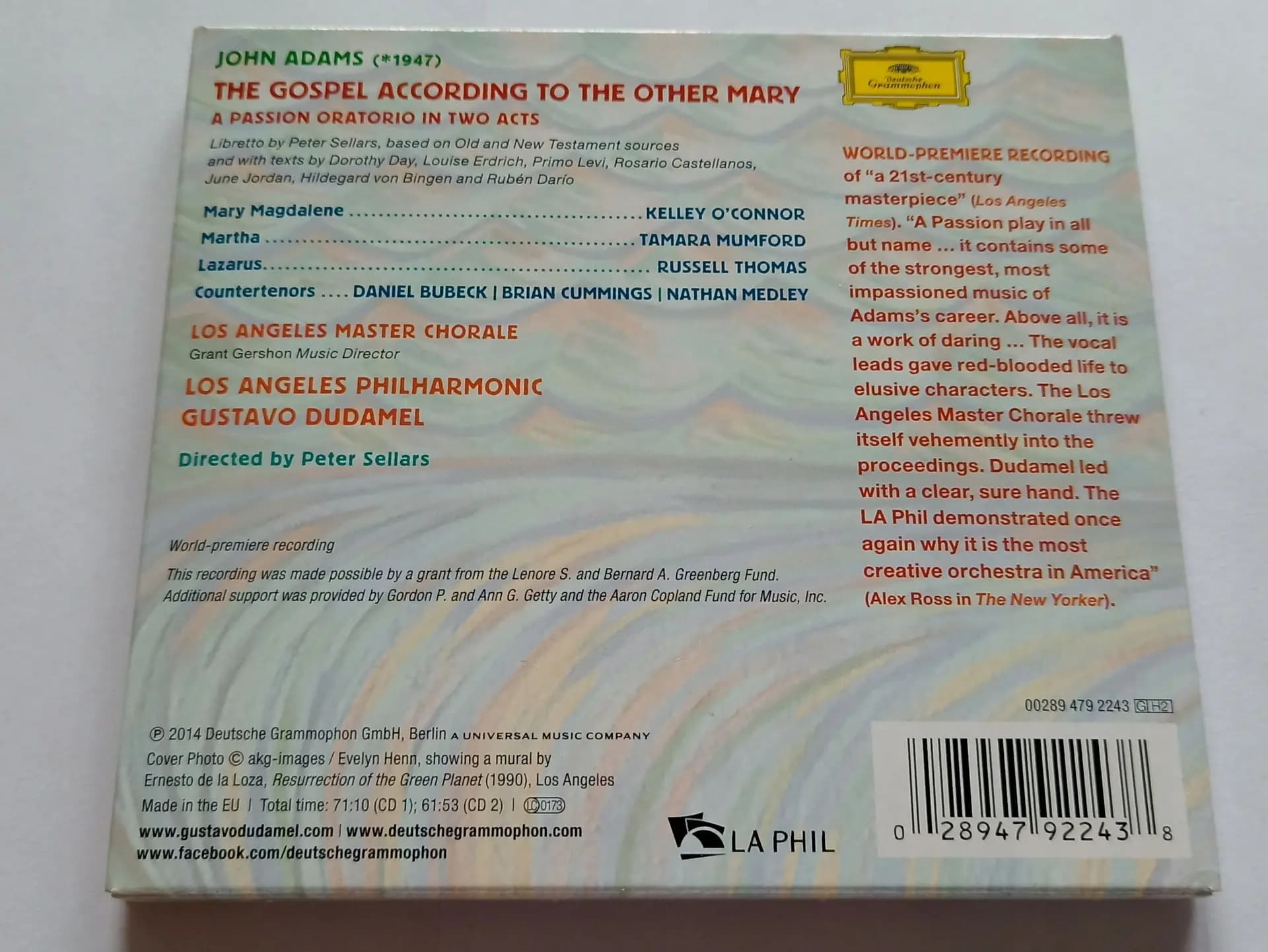 Główne zdjęcie - Los Angeles Philharmonic Orchestra, Gustavo Dudamel - The Gospel According To The Other Mary