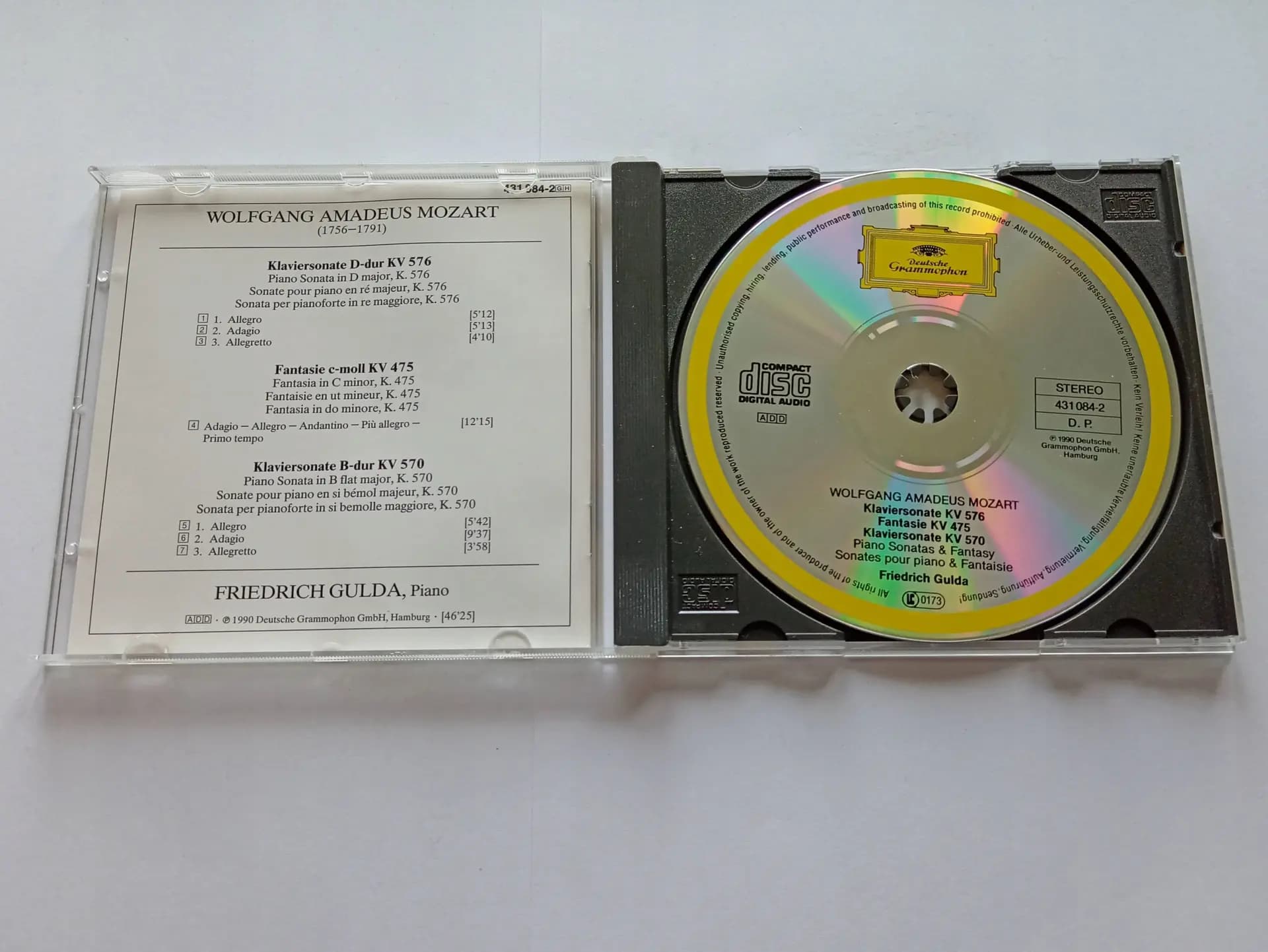 Główne zdjęcie - Friedrich Gulda - Mozart, Friedrich Gulda – Klaviersonaten KV 570 & KV 576 Fantasie KV 475
