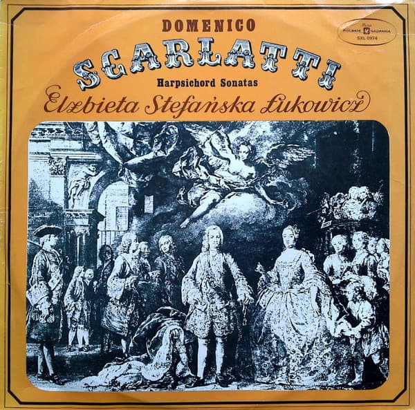 Okładka płyty Scarlatti, Stefańska-Łukowicz - Harpsichord Sonatas