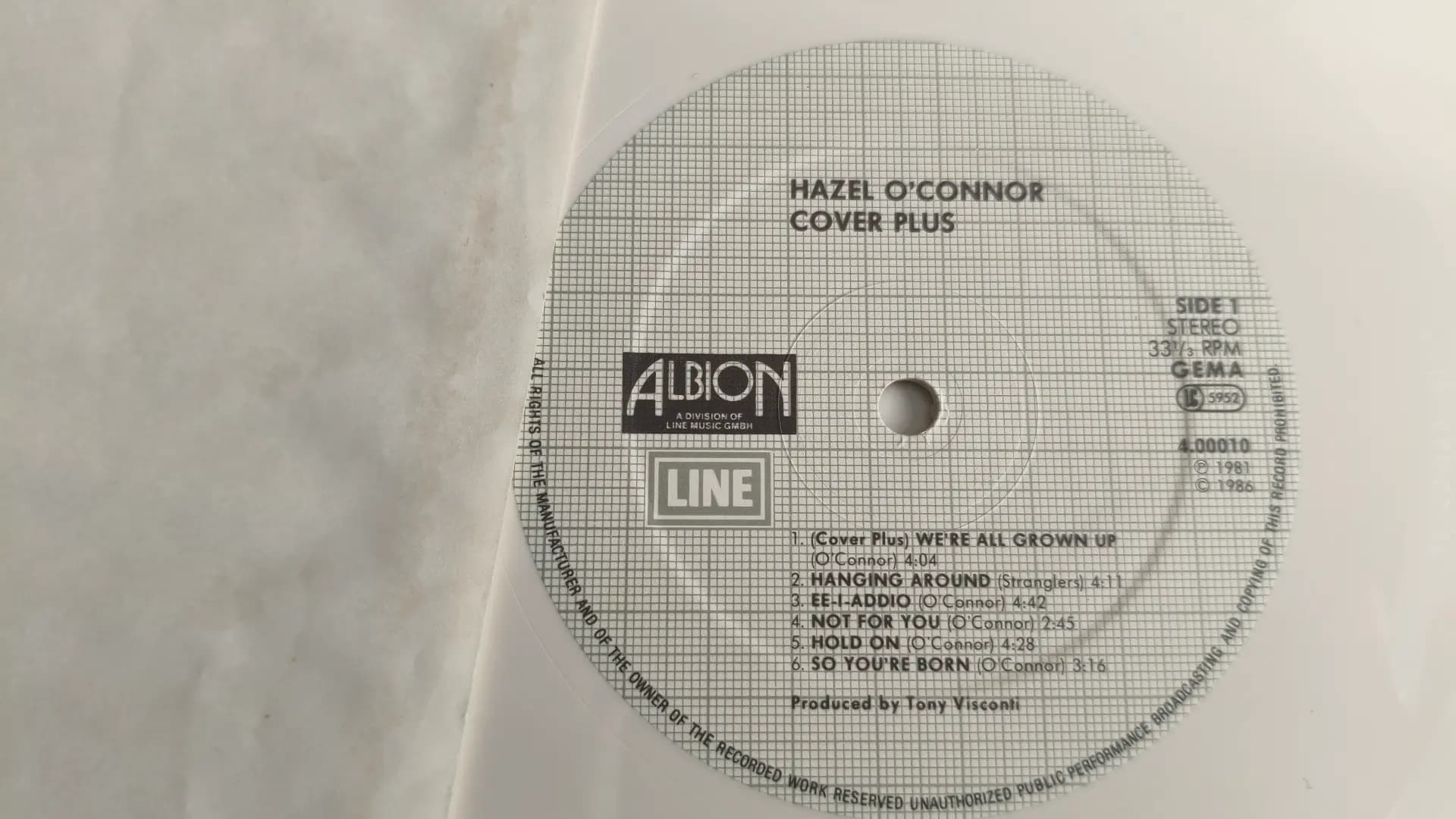Główne zdjęcie - Hazel O'Connor - Cover Plus