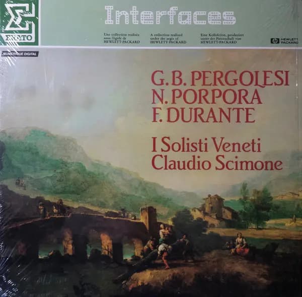 Okładka płyty Pergolesi, Scimone - 4 Concertos