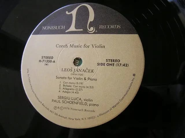 Główne zdjęcie - Luca, Schoenfield - Czech Music For Violin - Luca, Schoenfield - Czech Music For Violin