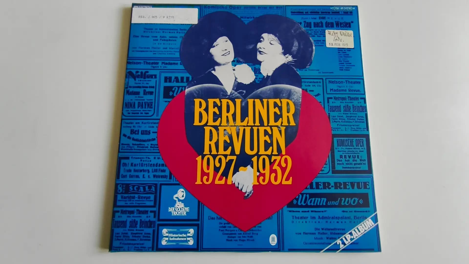 Okładka płyty Various - Berliner Revuen 1927-1932