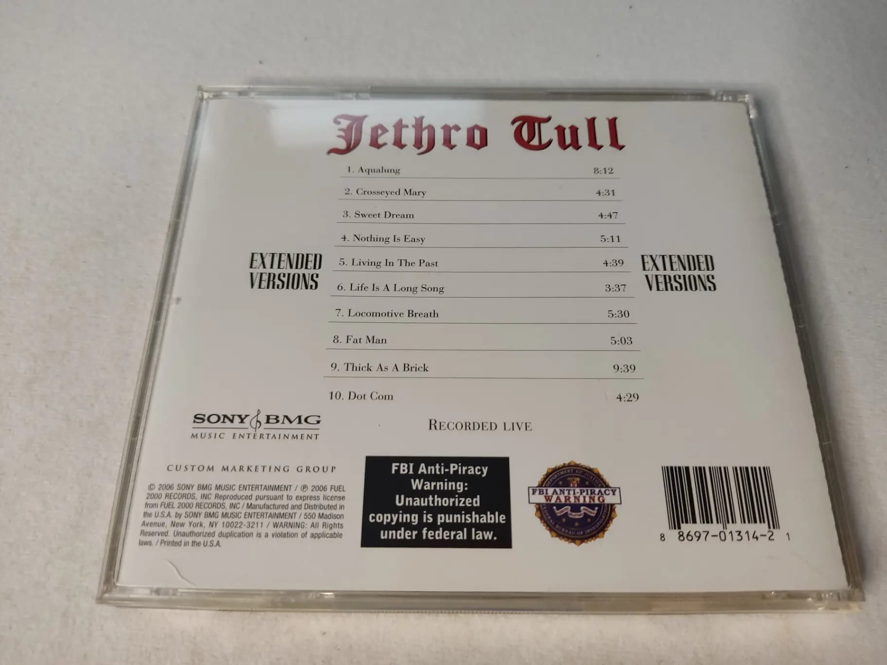 Główne zdjęcie - Jethro Tull - Extended Versions