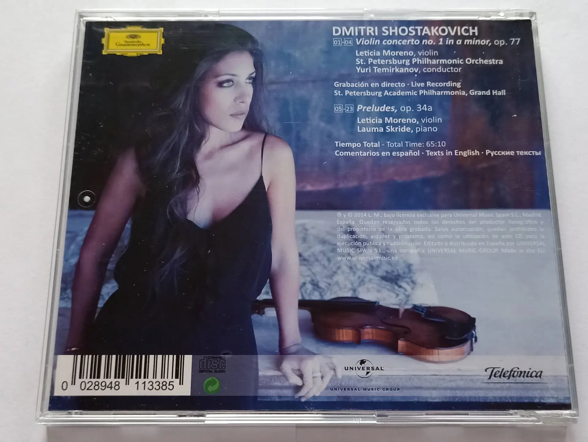 Główne zdjęcie - Leticia Moreno - Shostakovich