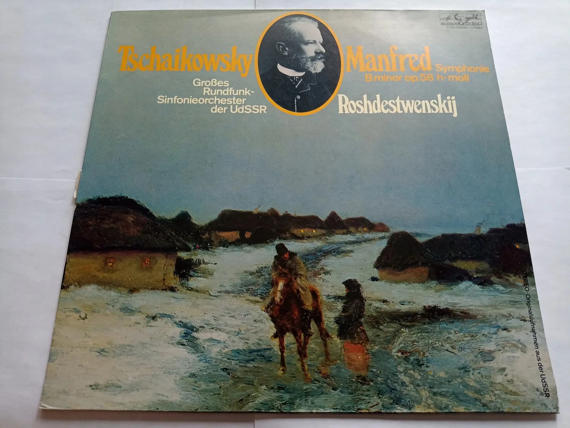 Okładka płyty Tschaikowsky - Manfred Symphonie B Minor