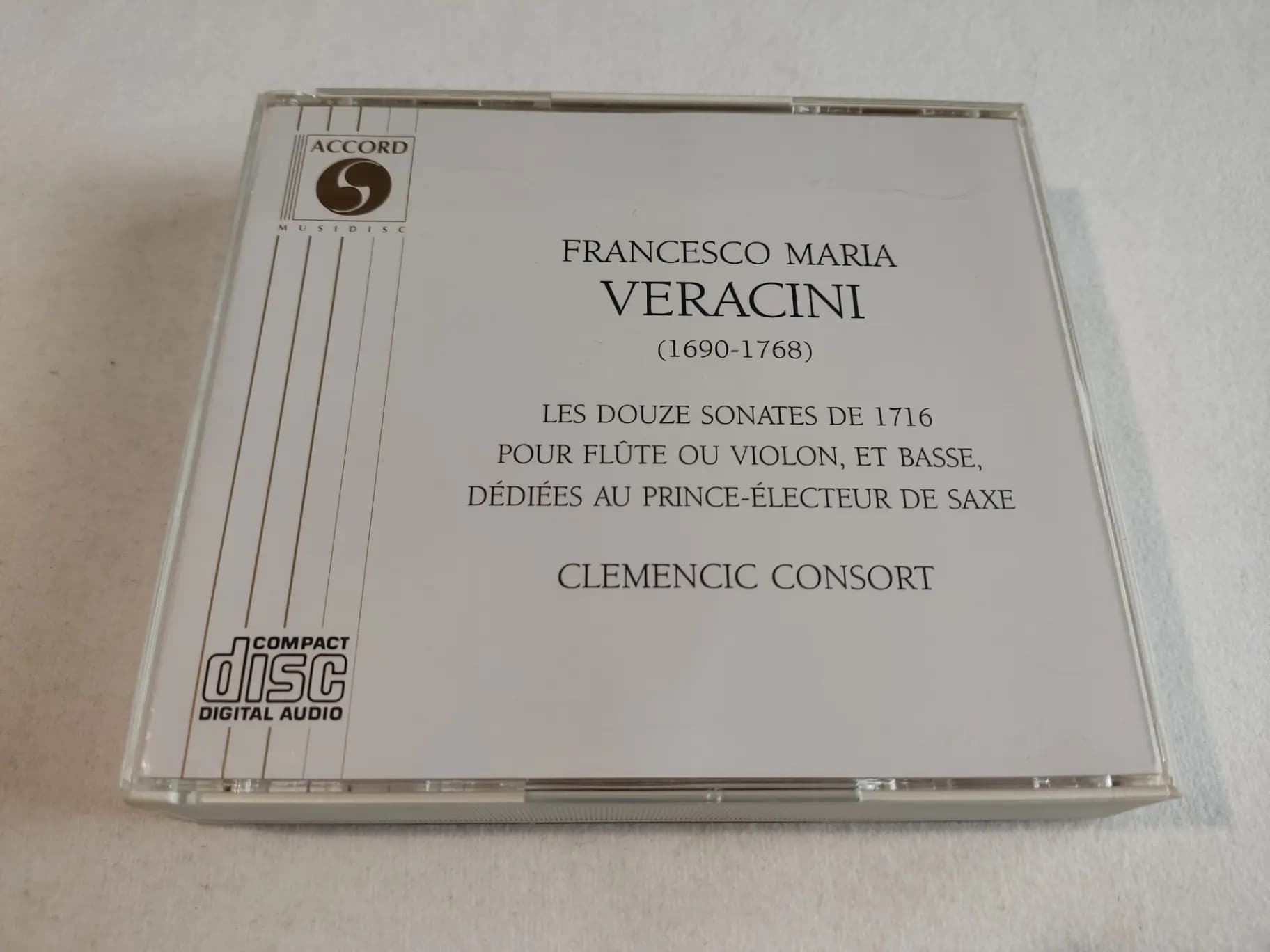 Główne zdjęcie - Francesco Maria Veracini - Les Douze Sonates de 1716