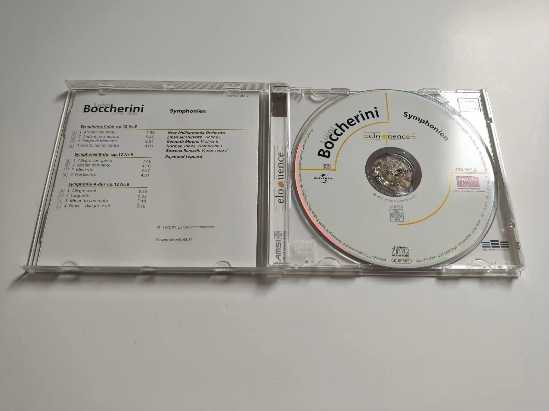Główne zdjęcie - L. Boccherini , Raymond Leppard - New Philharmonia Orchestra – Symphonien