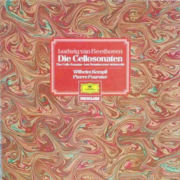 Główne zdjęcie - Beethoven, Kempff, Fournier - Die Cellosonaten