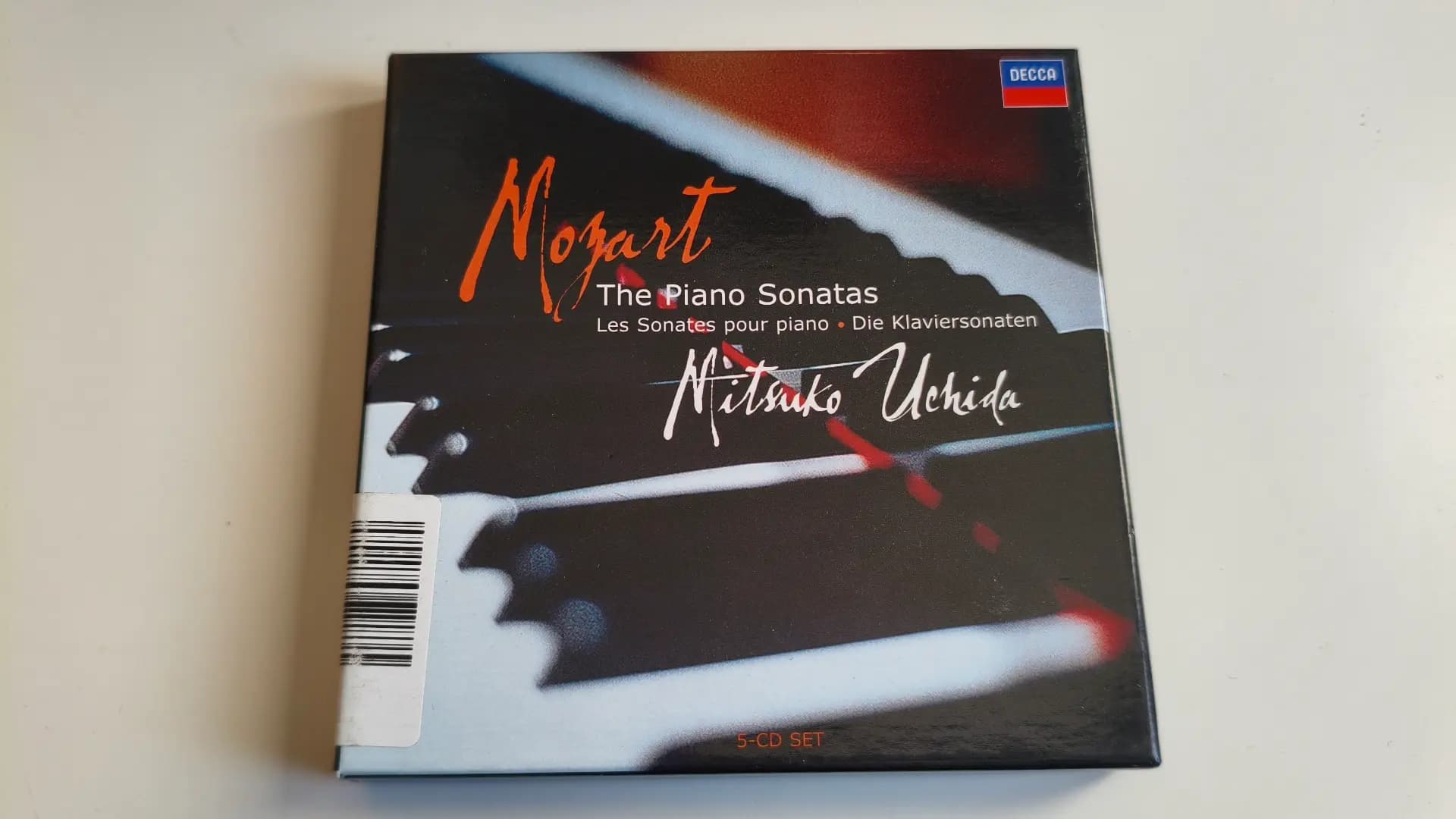 Okładka płyty Mozart, Mitsuko Uchida - The Piano Sonatas