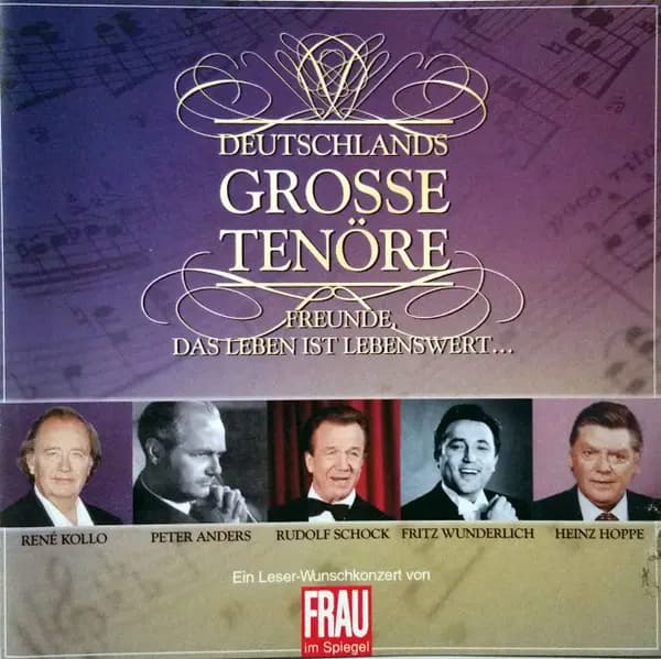 Okładka płyty Various - KOLLO, ANDERS, SCHOCK, HOPPE - Deutschlands Grosse Tenöre