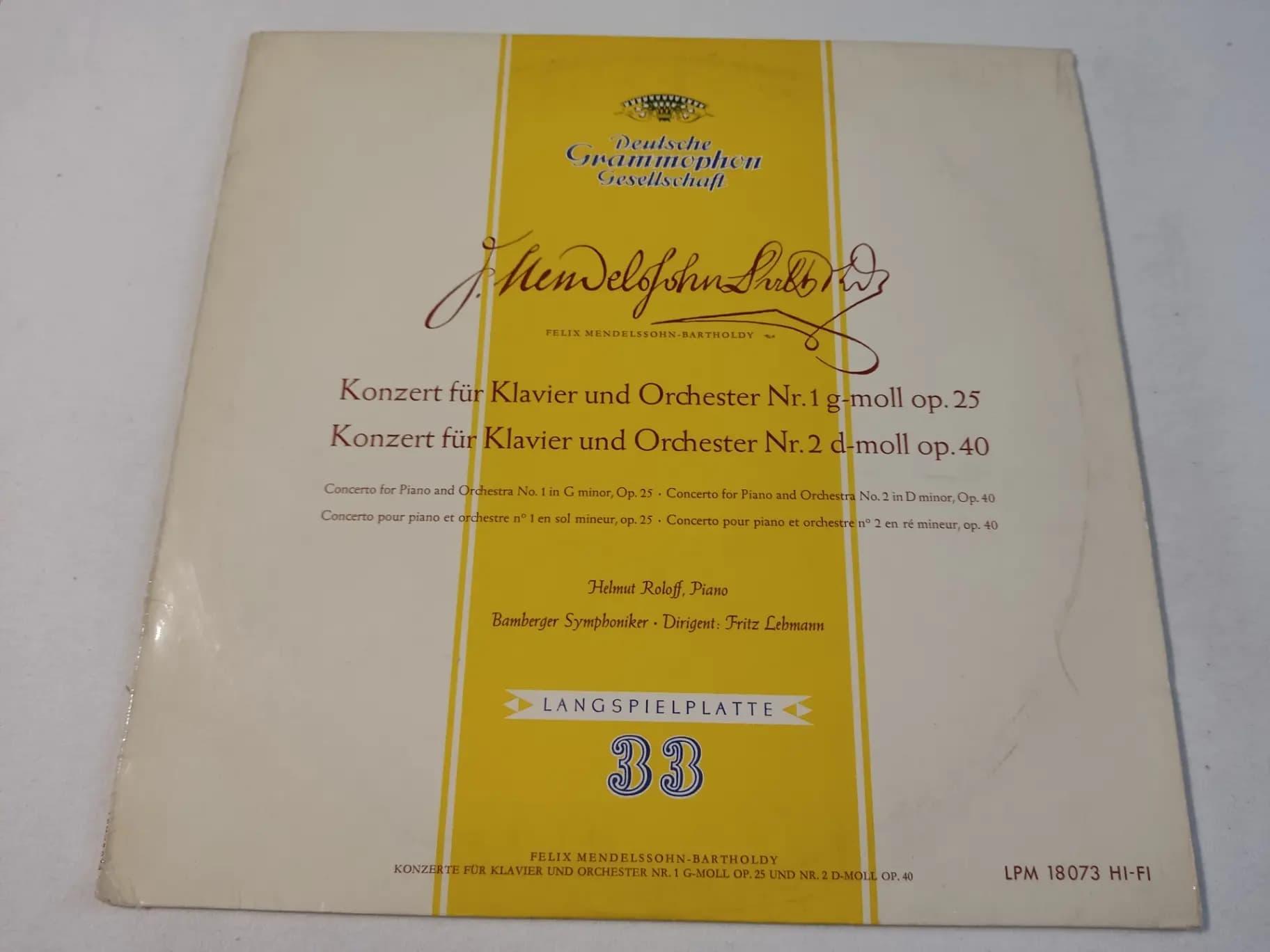 Główne zdjęcie - Felix Mendelssohn-Bartholdy - Konzerte Für Klavier Und Orchester