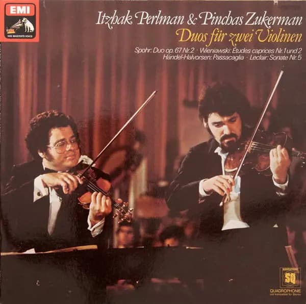 Okładka płyty Itzhak Perlman, Pinchas Zukerman - Duos Für Zwei Violinen