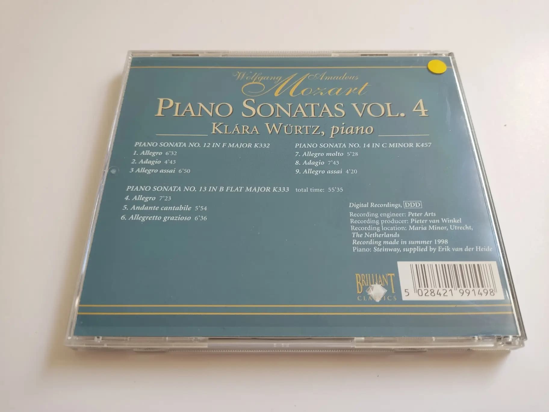 Główne zdjęcie - Mozart, Klára Würtz - Piano Sonatas Vol. 4