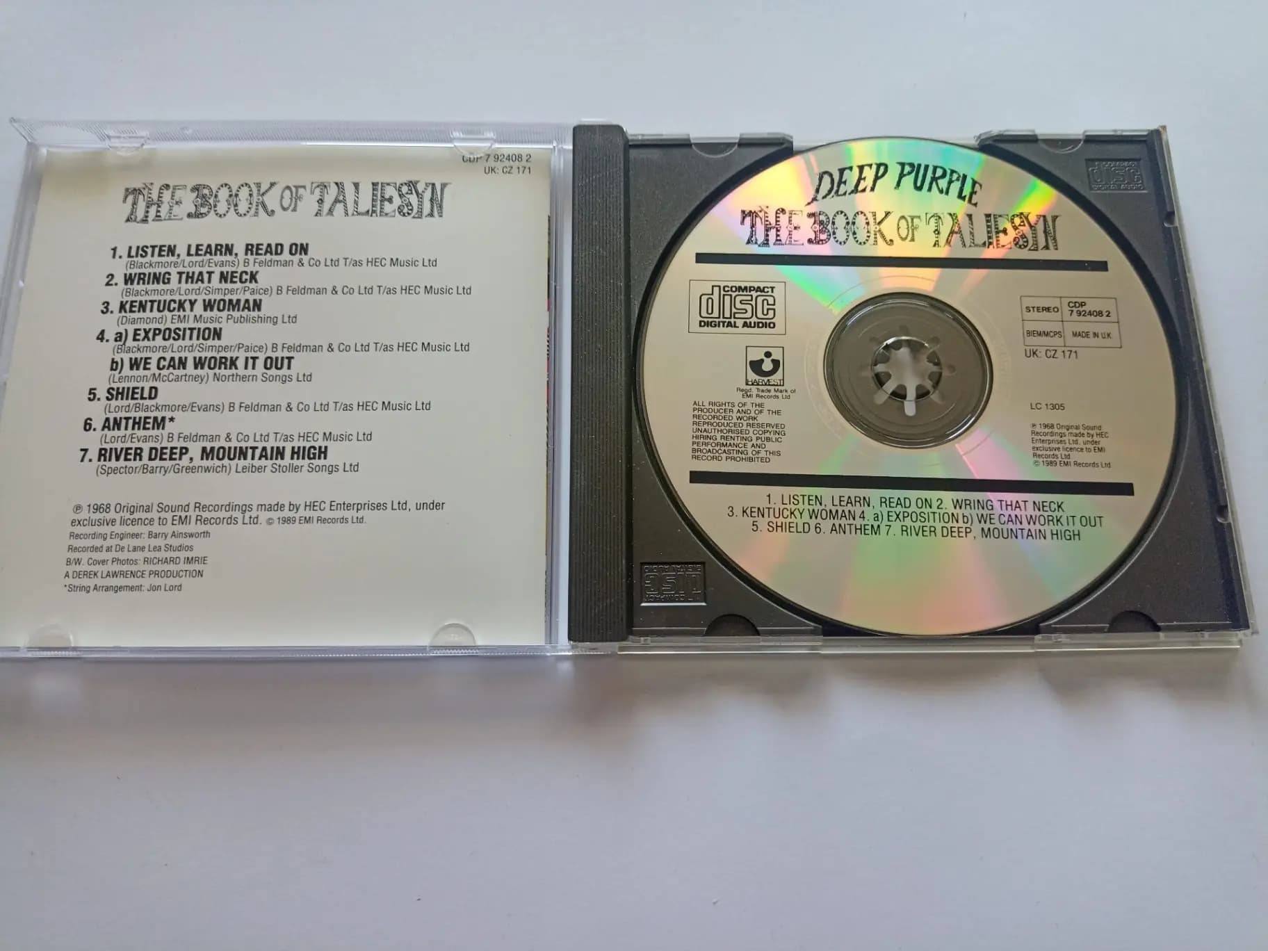 Główne zdjęcie - Deep Purple - The Book Of Taliesyn