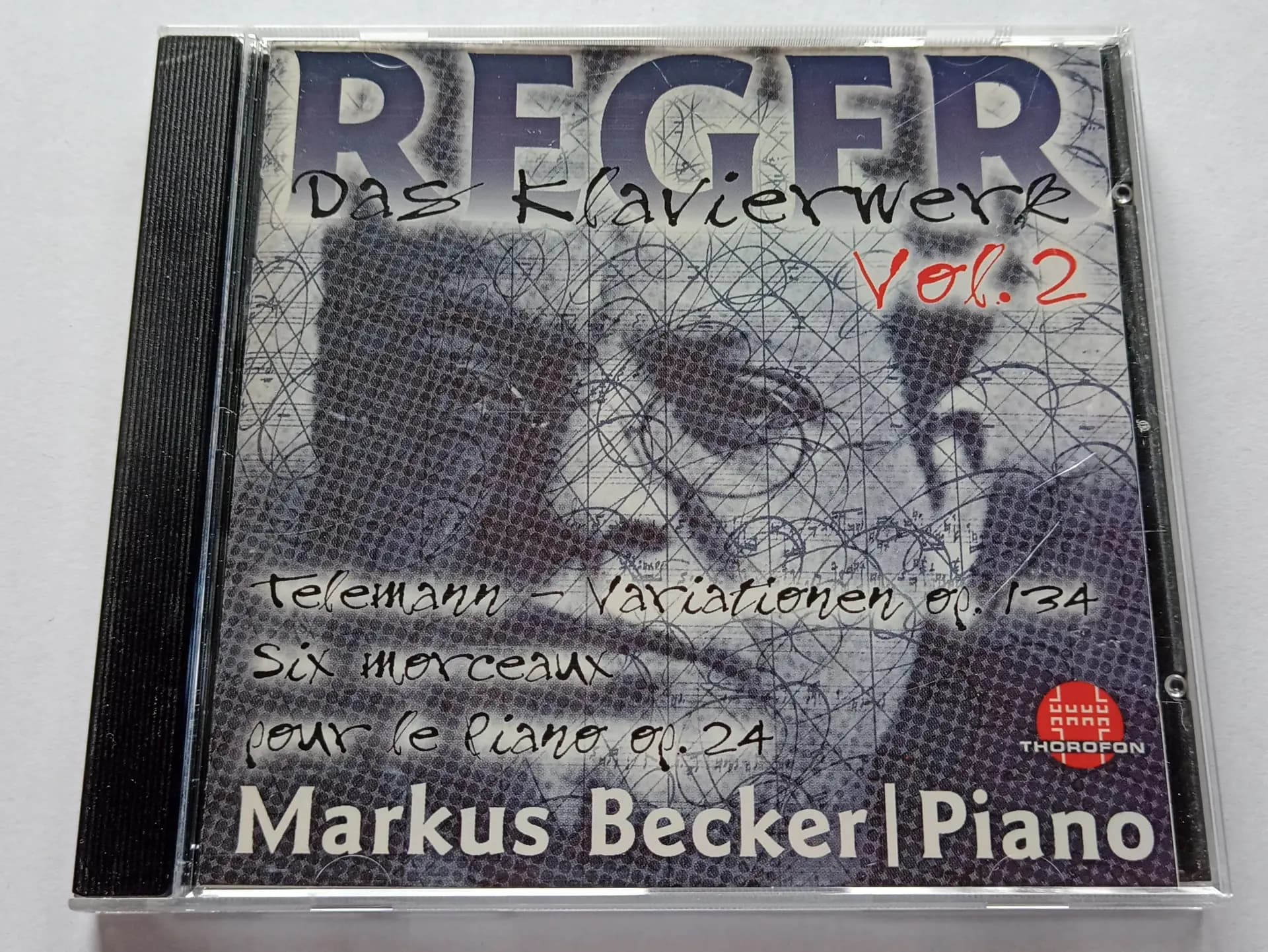 Główne zdjęcie - Reger, Markus Becker - Das Klavierwerk Vol. 2: Telemann Variationen Op. 134 / Six Morceaux Pour Le Piano Op. 24