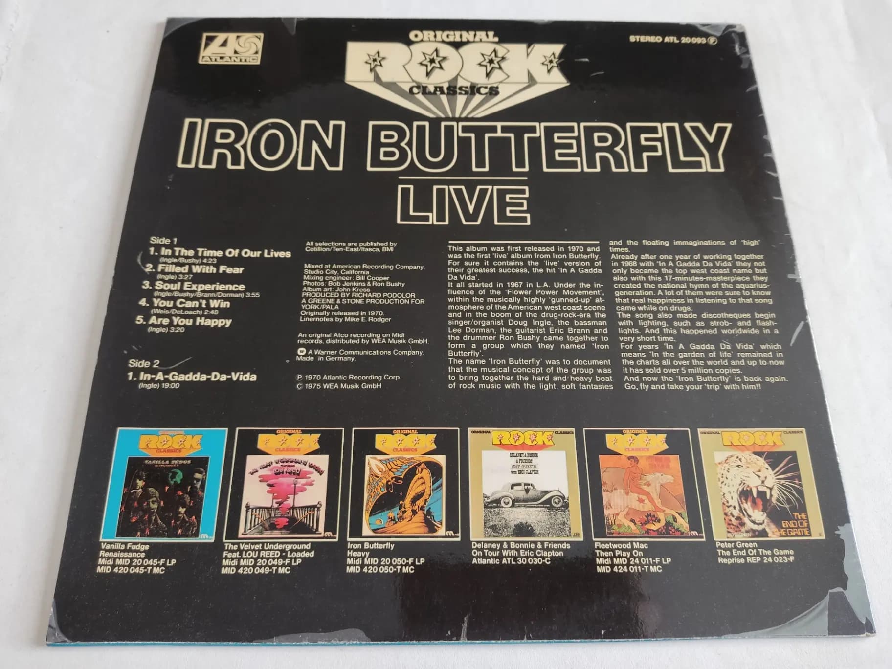 Główne zdjęcie - Iron Butterfly - Live