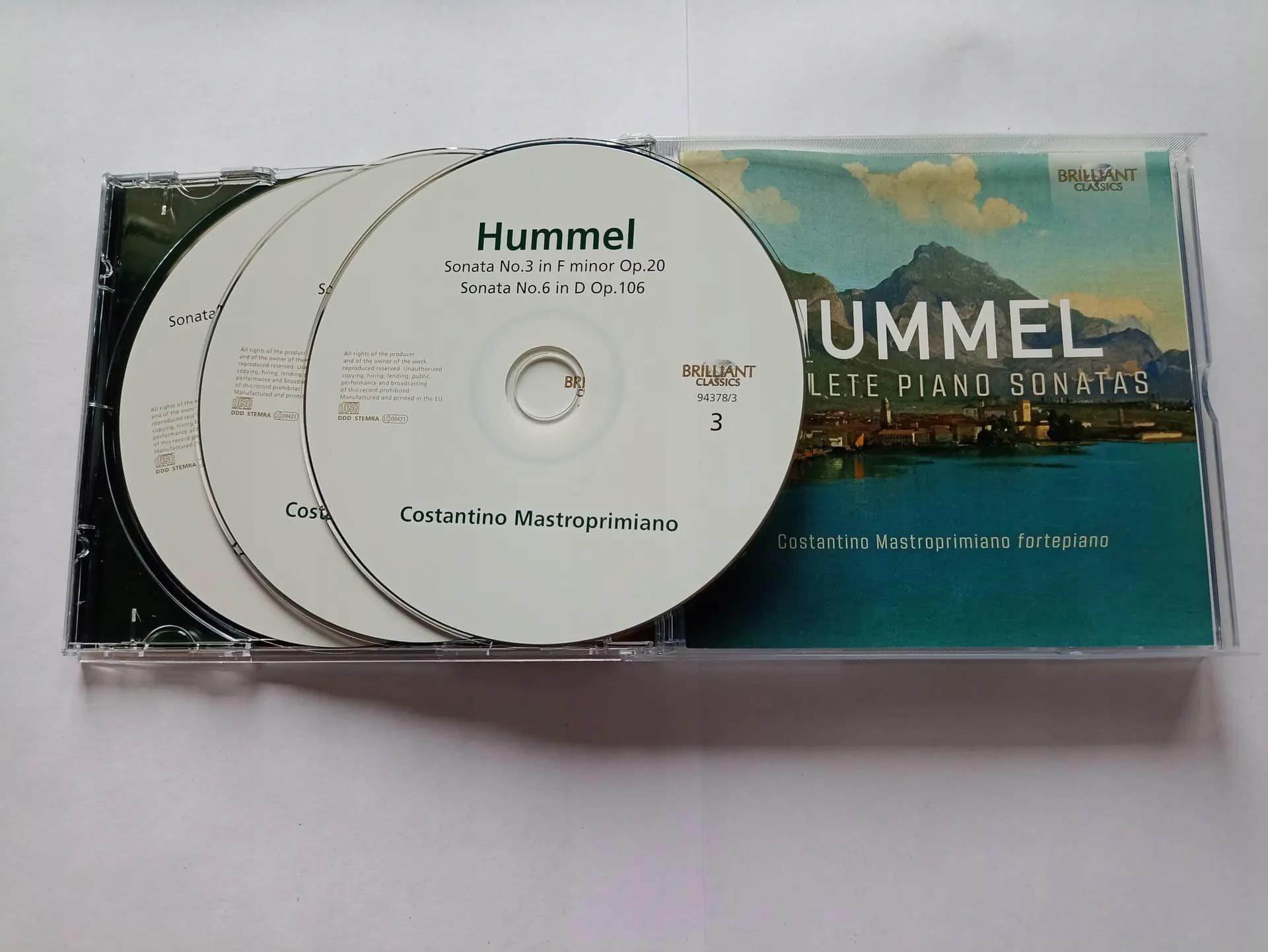 Główne zdjęcie - Costantino Mastroprimiano, Hummel - Complete Piano Sonatas