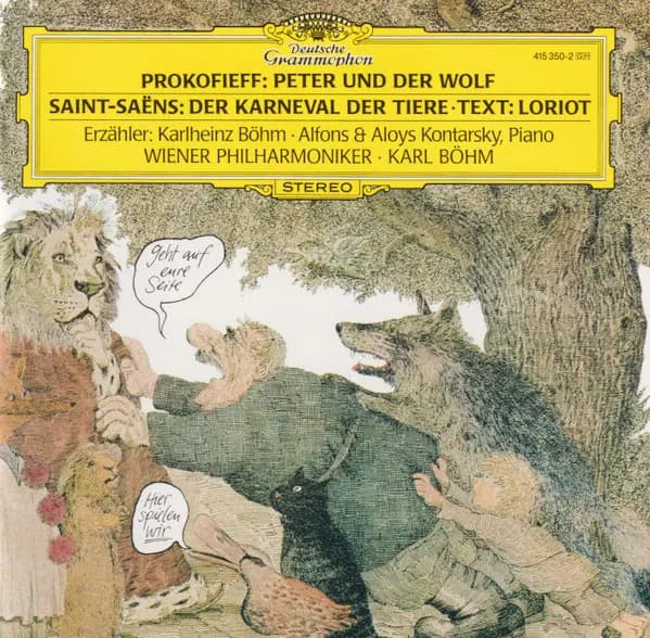 Okładka płyty Sergei Prokofiev, Camille Saint-Saëns - Peter Und Der Wolf