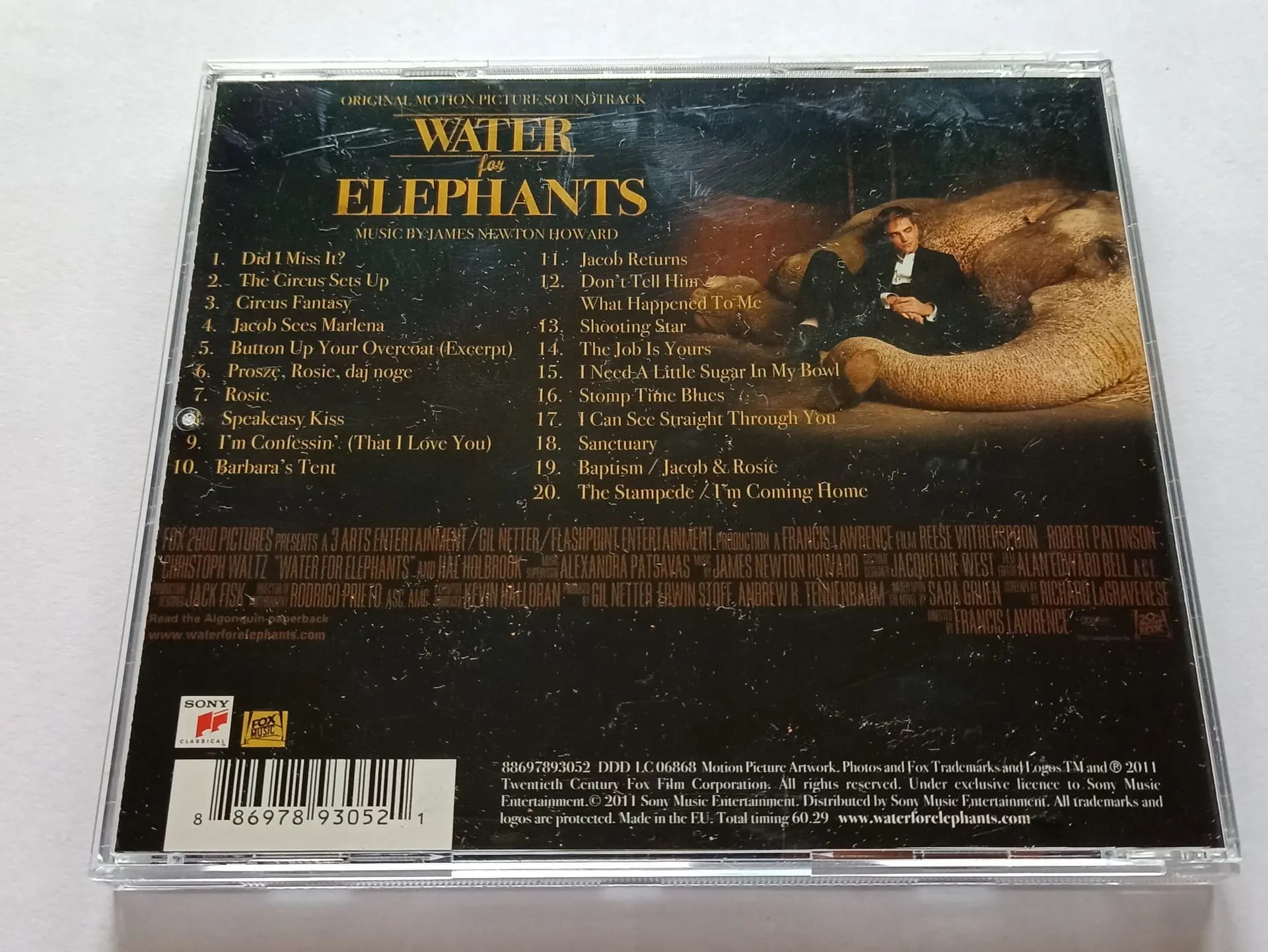 Główne zdjęcie - James Newton Howard - Water For Elephants