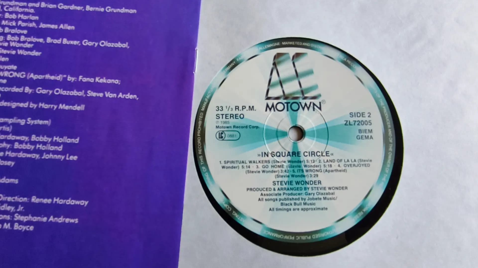 Główne zdjęcie - Stevie Wonder - In Square Circle