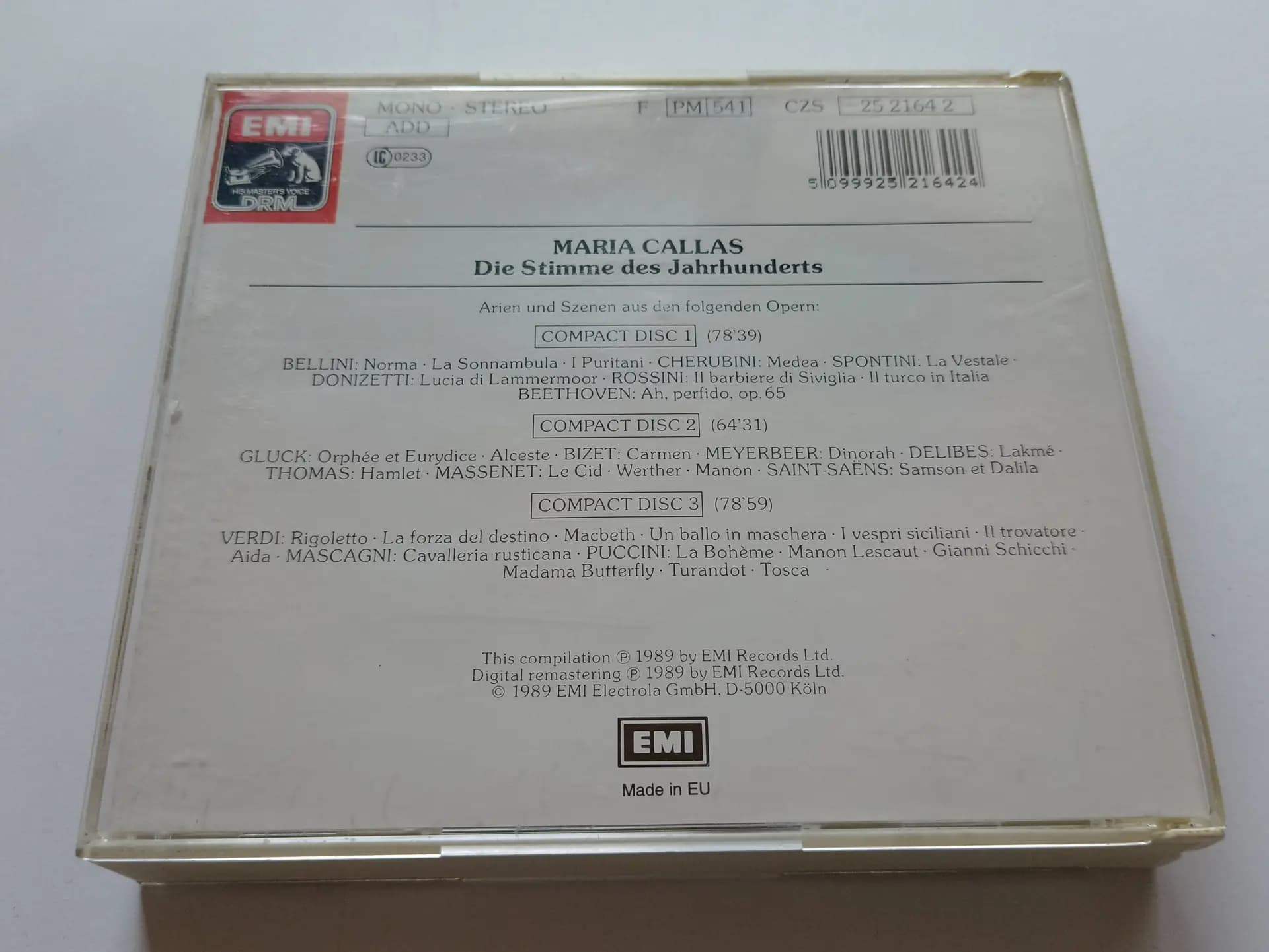 Główne zdjęcie - Maria Callas - Die Callas - Die Stimme Des Jahrhunderts