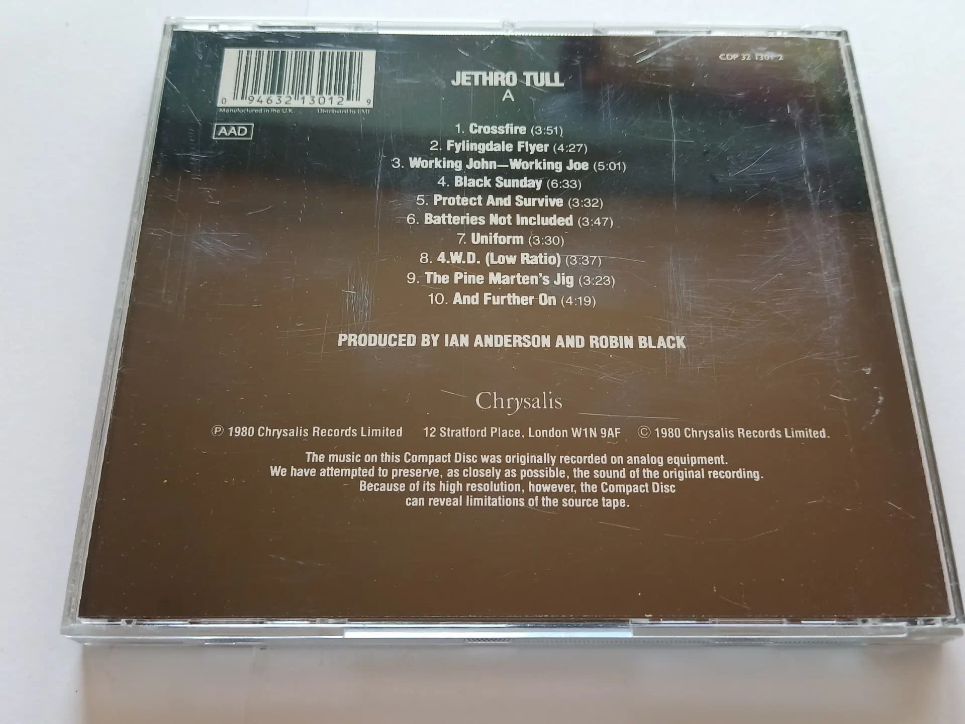Główne zdjęcie - Jethro Tull - A