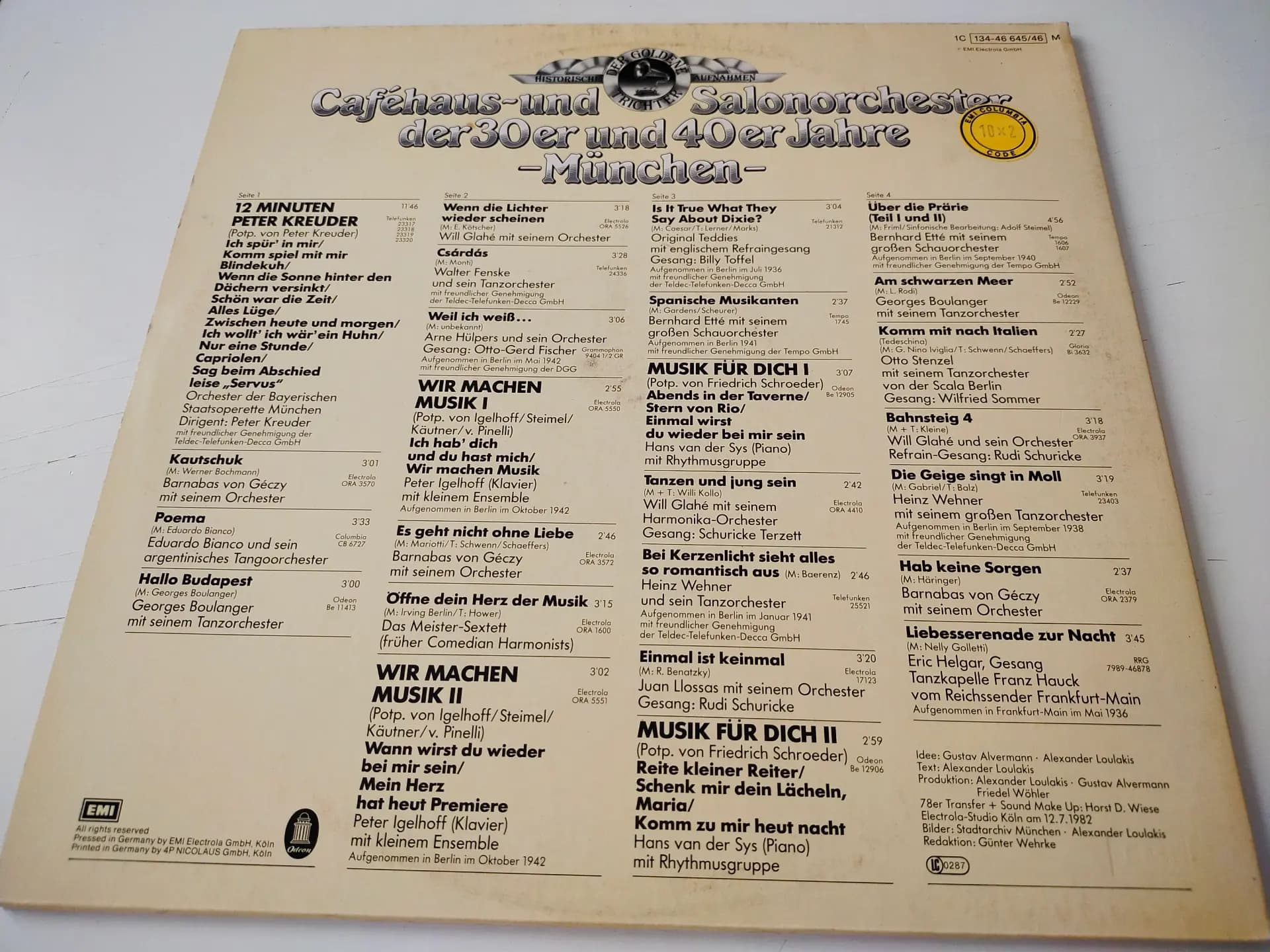Główne zdjęcie - Various - Caféhaus- Und Salonorchester Der 30er Und 40er