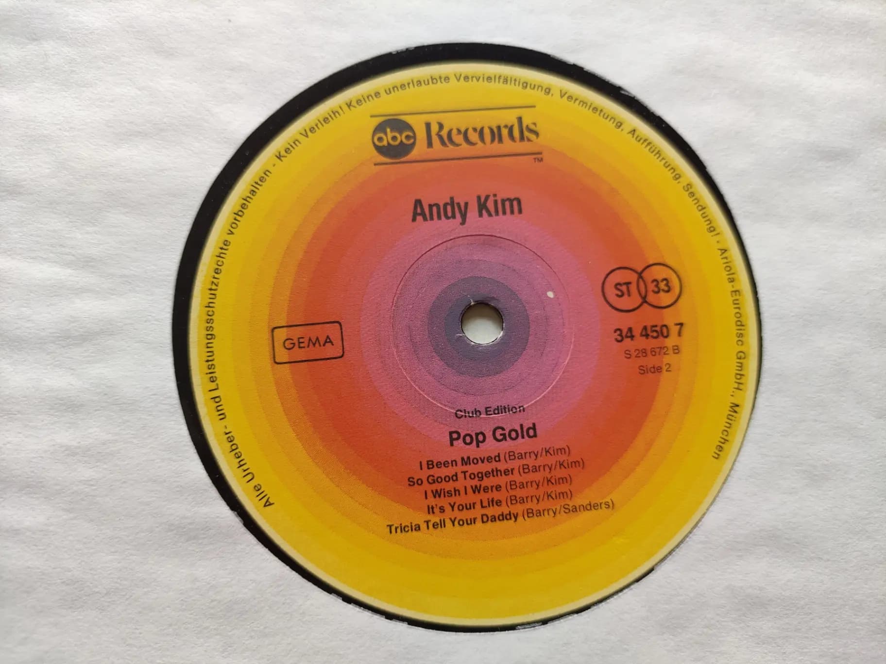 Główne zdjęcie - Andy Kim - Pop Gold
