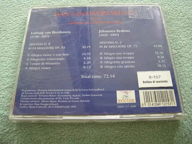 Główne zdjęcie - BEETHOVEN, BRAHMS-SINFONIA -KNAPPERTSBUSCH - BEETHOVEN, BRAHMS-SINFONIA -KNAPPERTSBUSCH