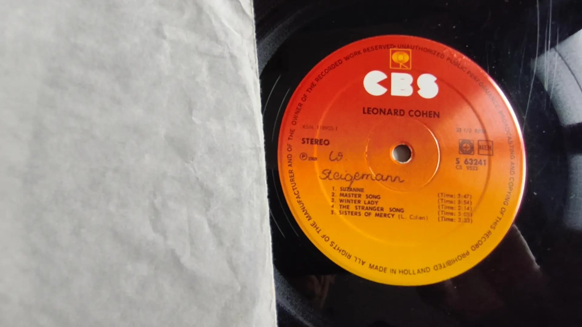 Główne zdjęcie - Leonard Cohen - Songs Of Leonard Cohen