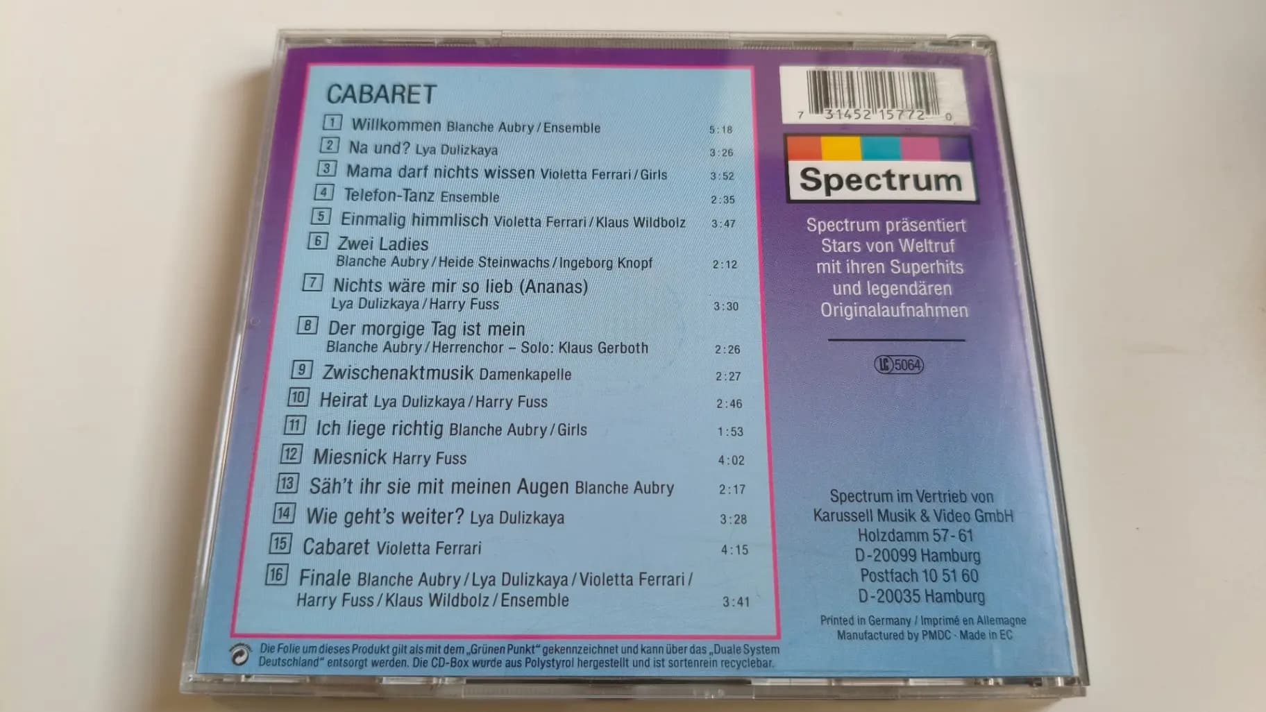 Główne zdjęcie - Various - Cabaret  