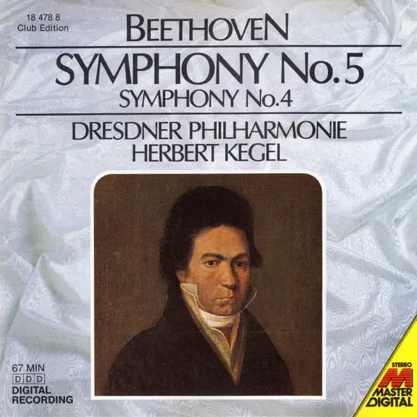 Główne zdjęcie - Beethoven, Kegel - Symphony No.5 / Symphony No.4