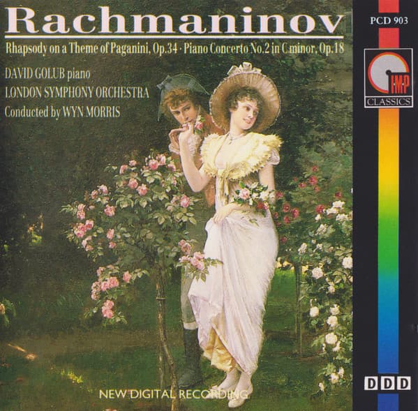 Okładka płyty Rachmaninoff, Golub, Morris - Paganini, Op.34