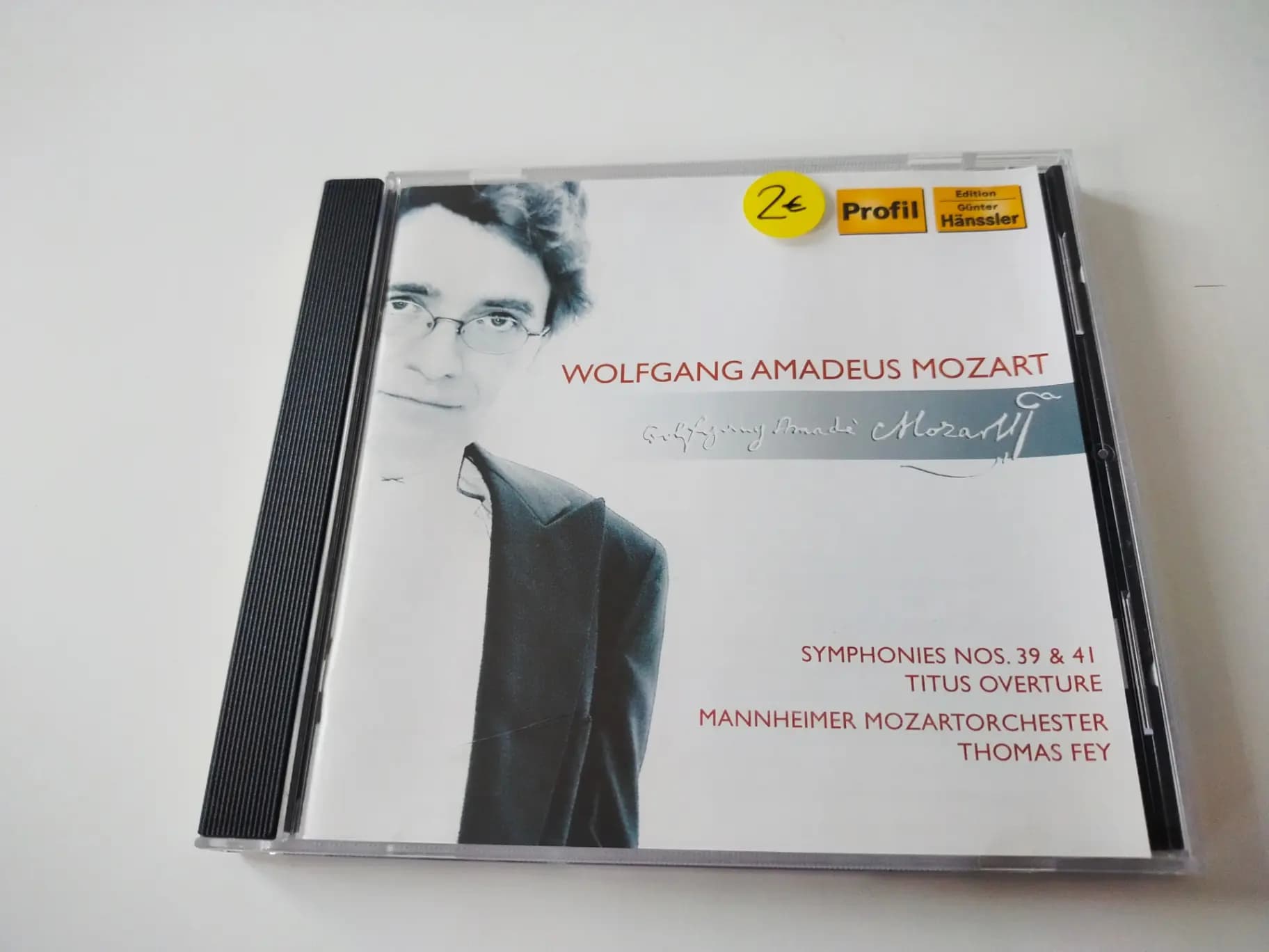 Główne zdjęcie - Mozart, Fey - Symphonies Nos. 39 & 41 / Titus Overture